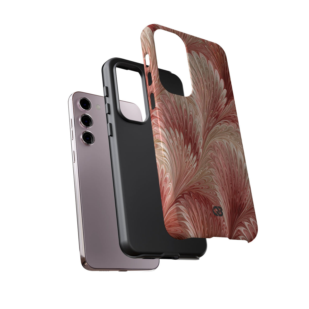 Blush Petal Plume · Tough Phone Case for Samsung · Pink