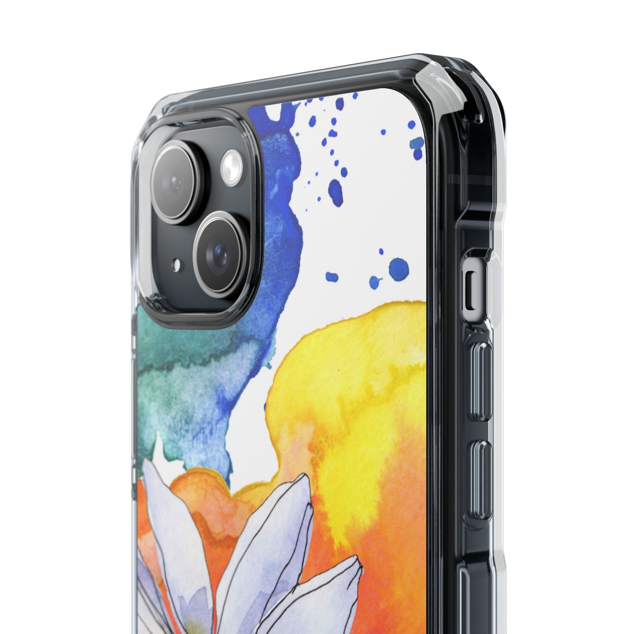 Vivid Bloom Splatter · Impact Phone Case for iPhone · Magsafe