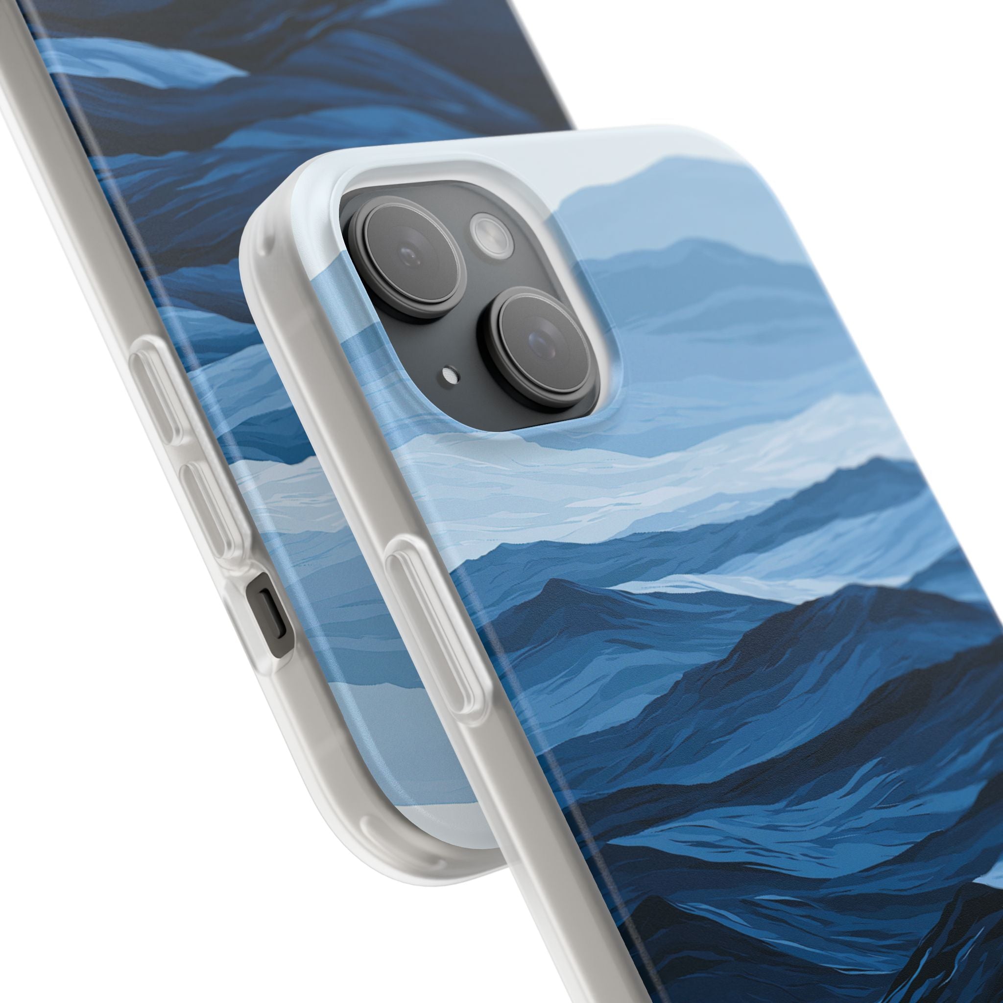 Blue Lite Phone Case for iPhone - Cobalt Ridge Tides