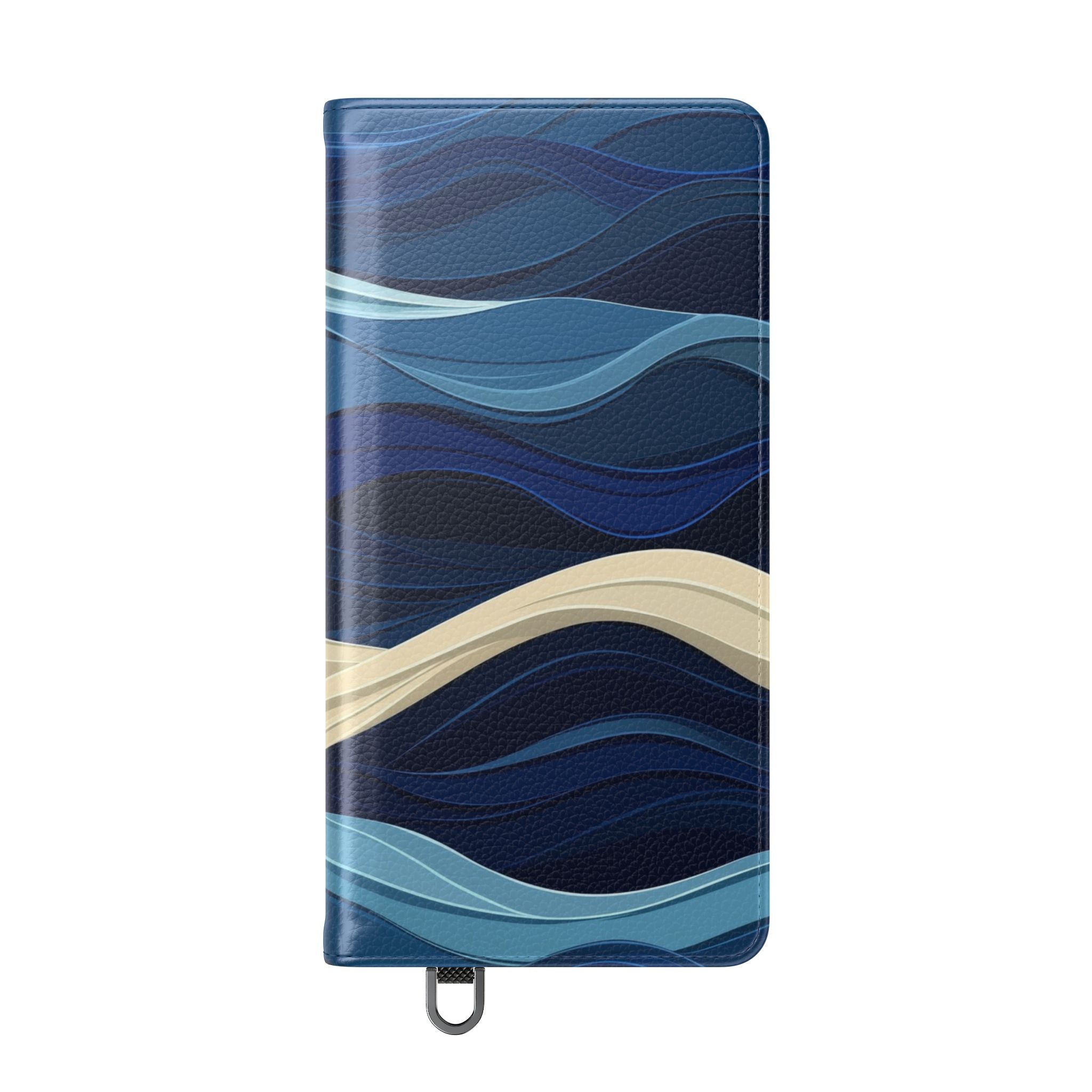 Blue Wave Flow - Samsung S25 Ultra Case - Wallet