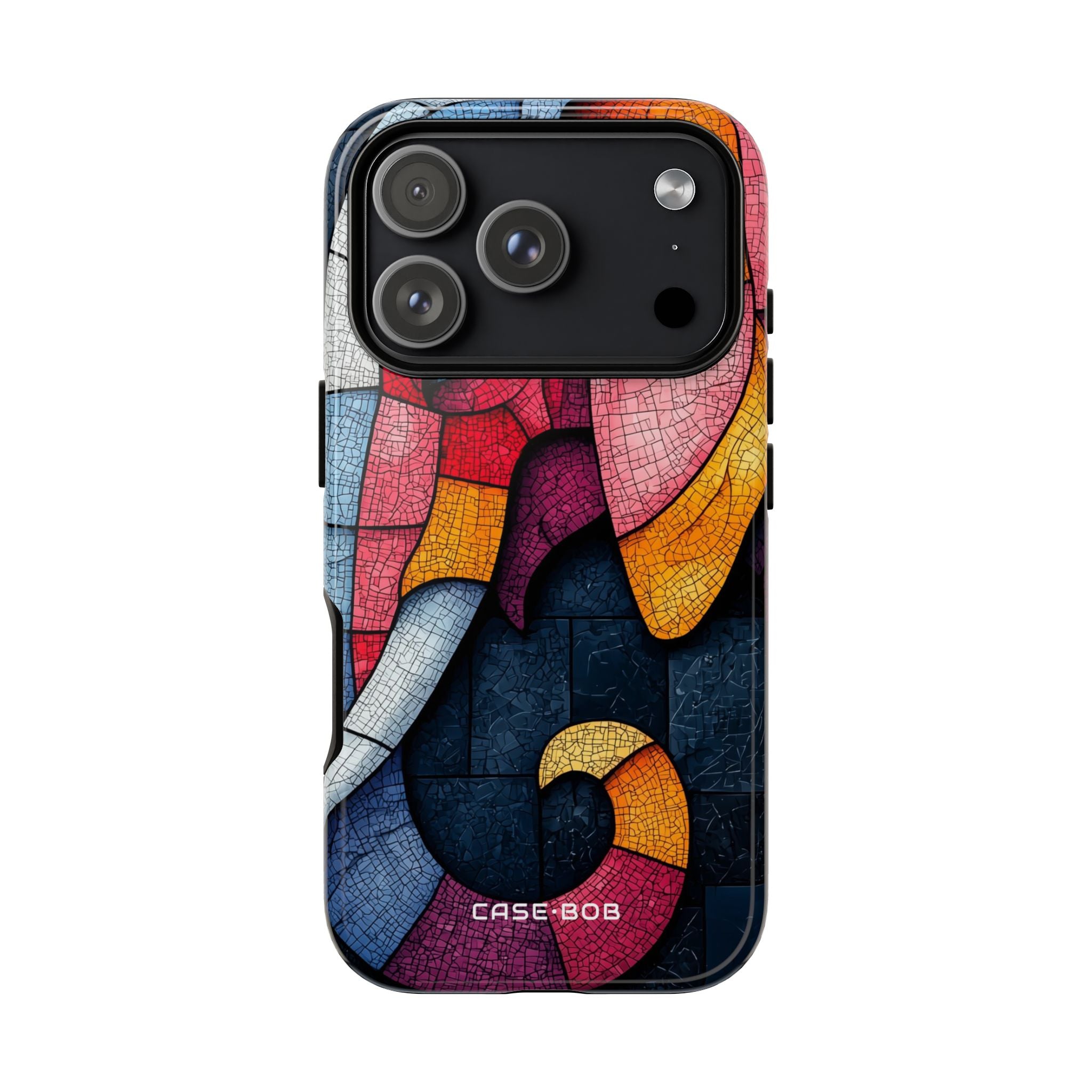 Elephant Mosaik iPhone 17 Pro Case - Tough