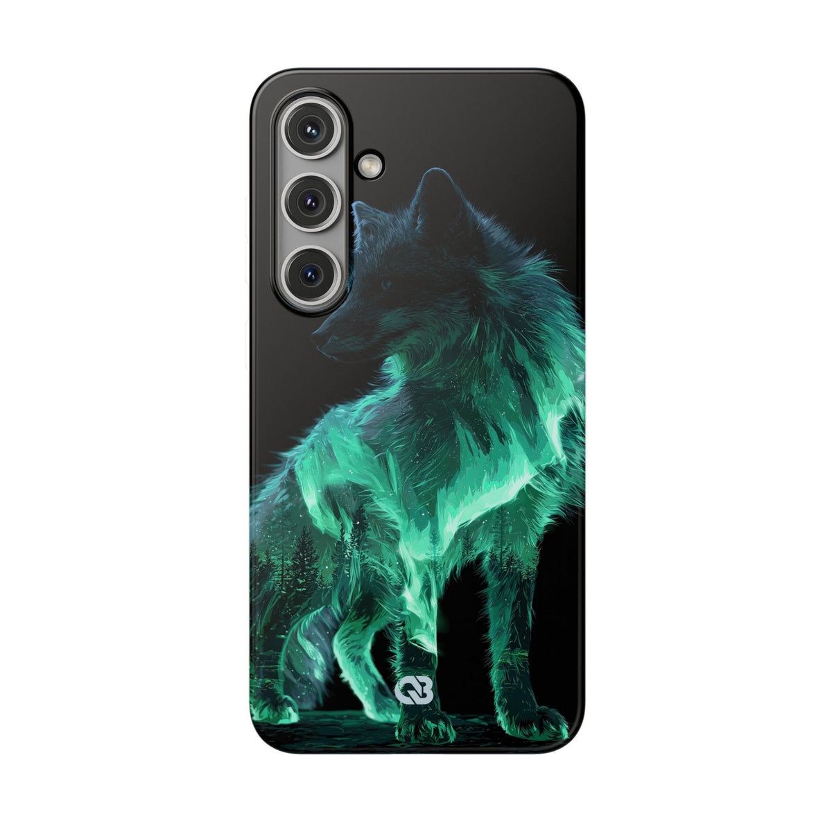 Nordic Aurora Fox · Lite Phone Case for Samsung · Teal