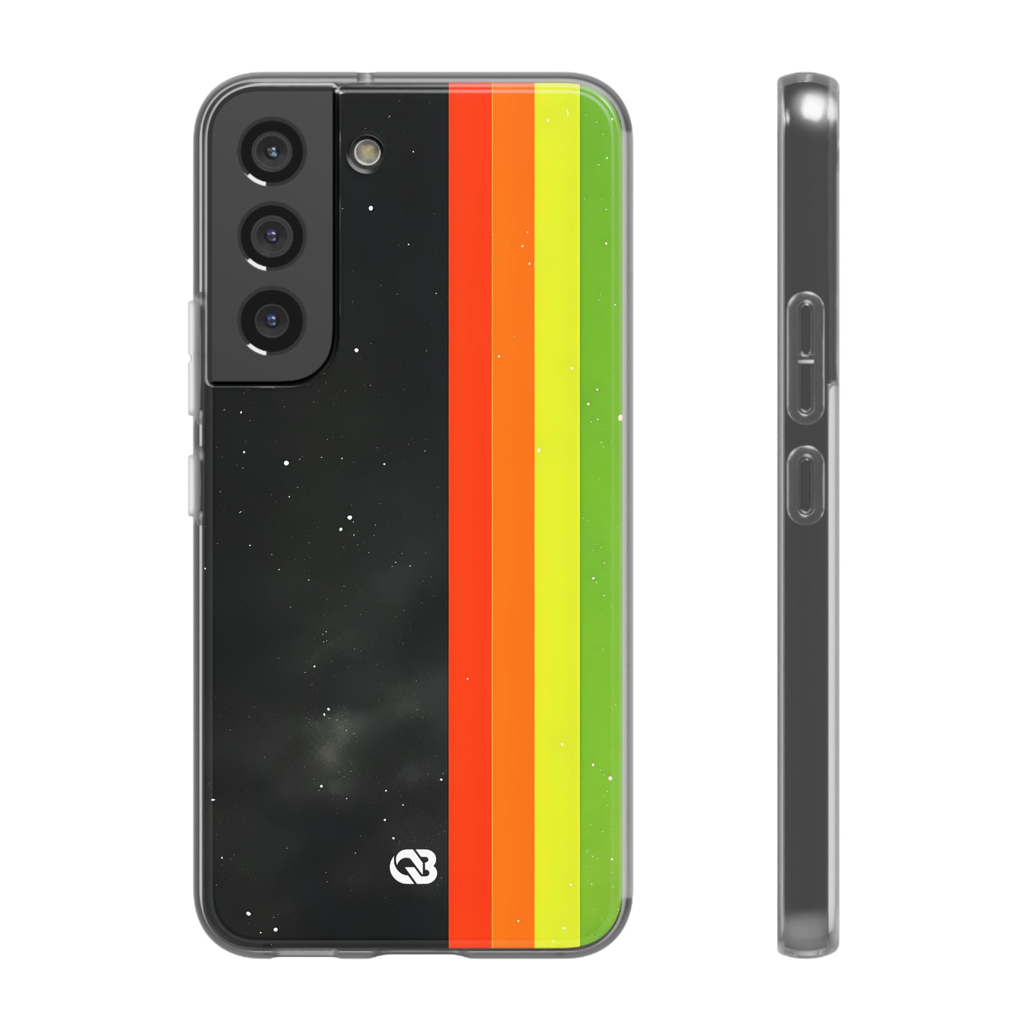 Retro Galactic Stripes · Soft Handyhülle für Samsung