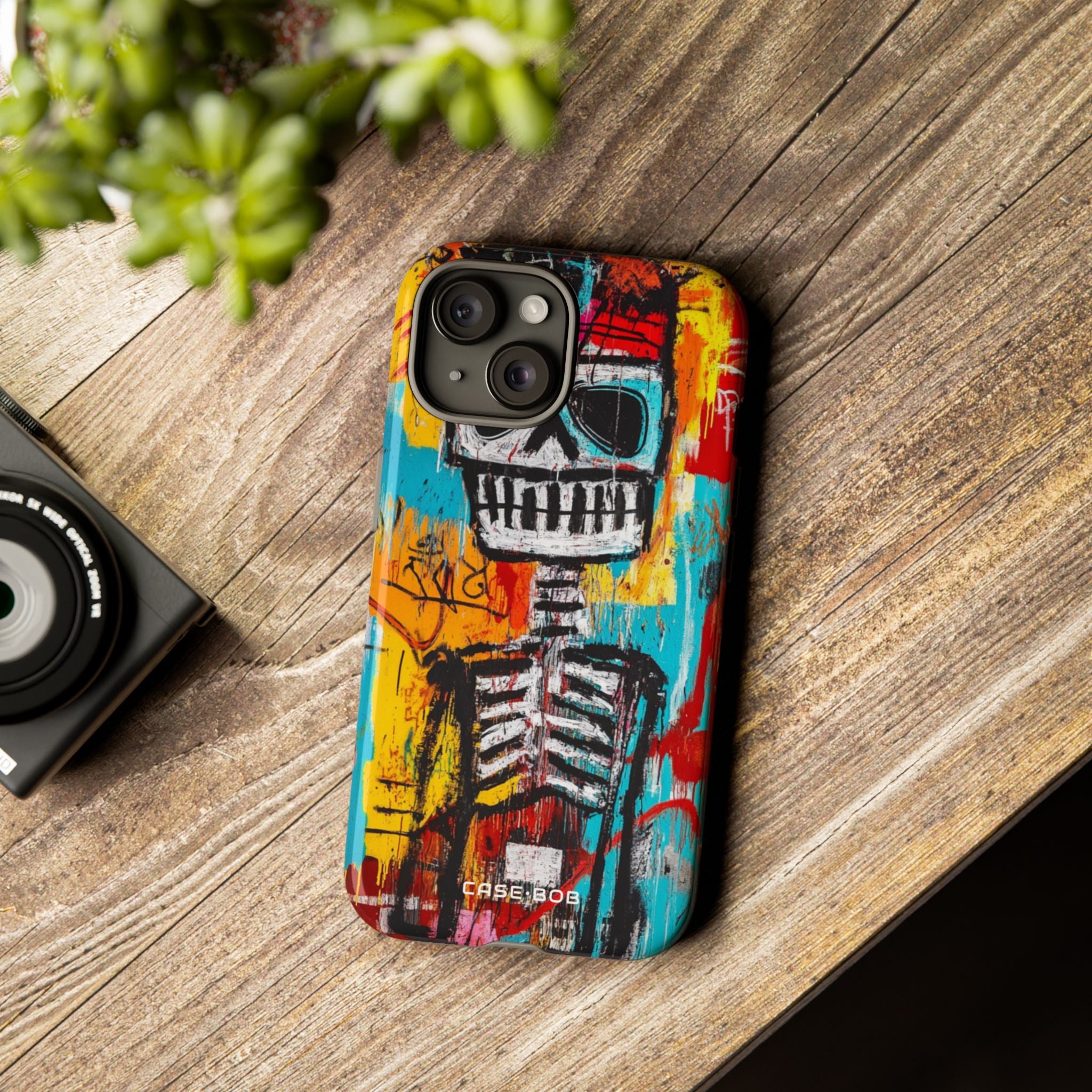 Skeleton Riot iPhone 15 Case - Tough