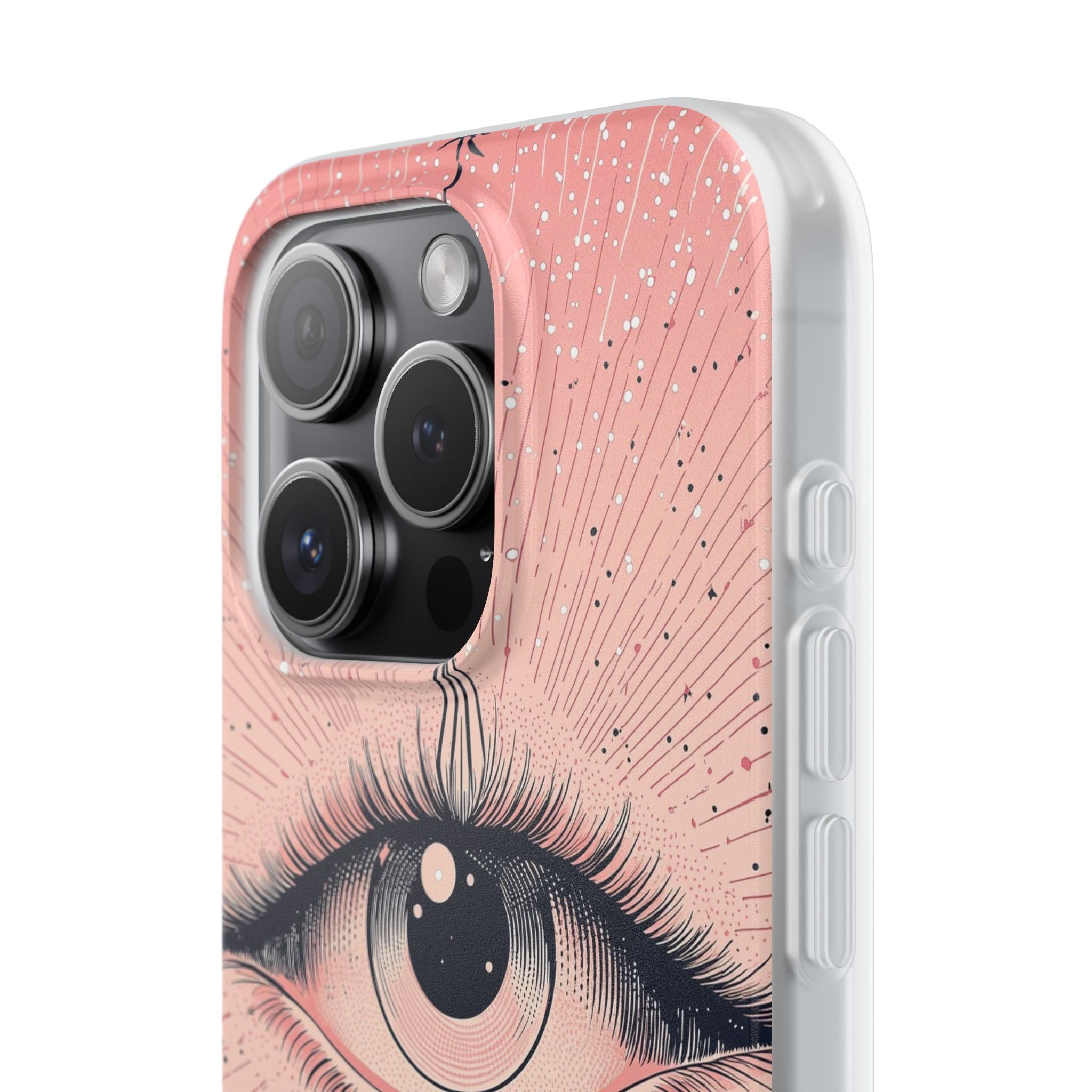 Obsidian Cosmic Gaze · Soft Phone Case for iPhone
