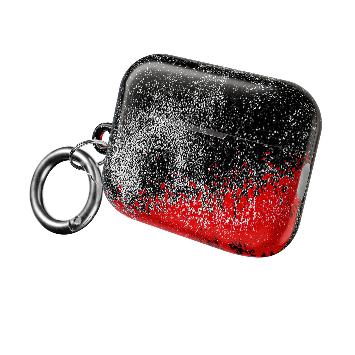Crimson Noir Drip · Hard Case for AirPods & AirPods Pro · Black