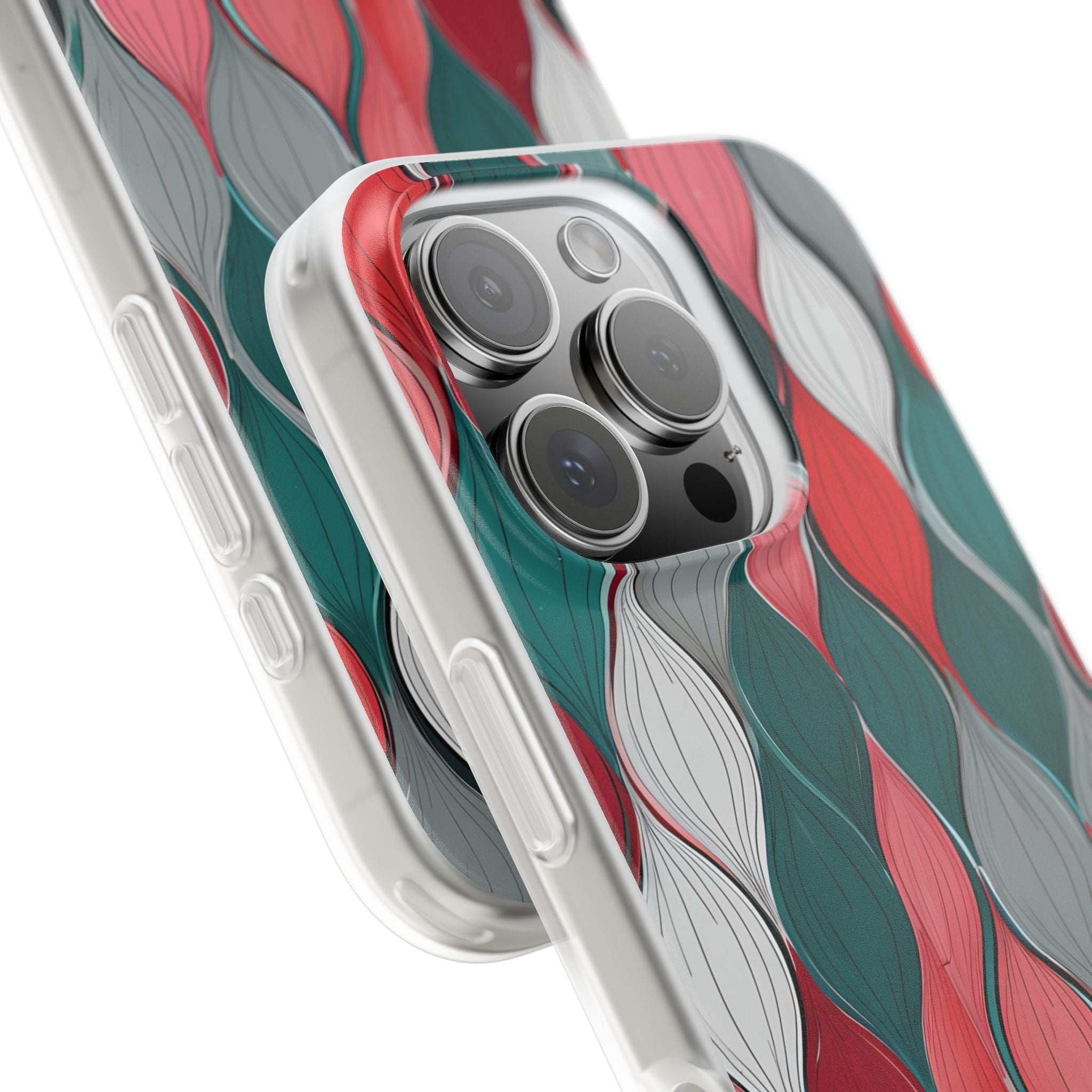 Slate Rose Ripple · Soft Phone Case for iPhone