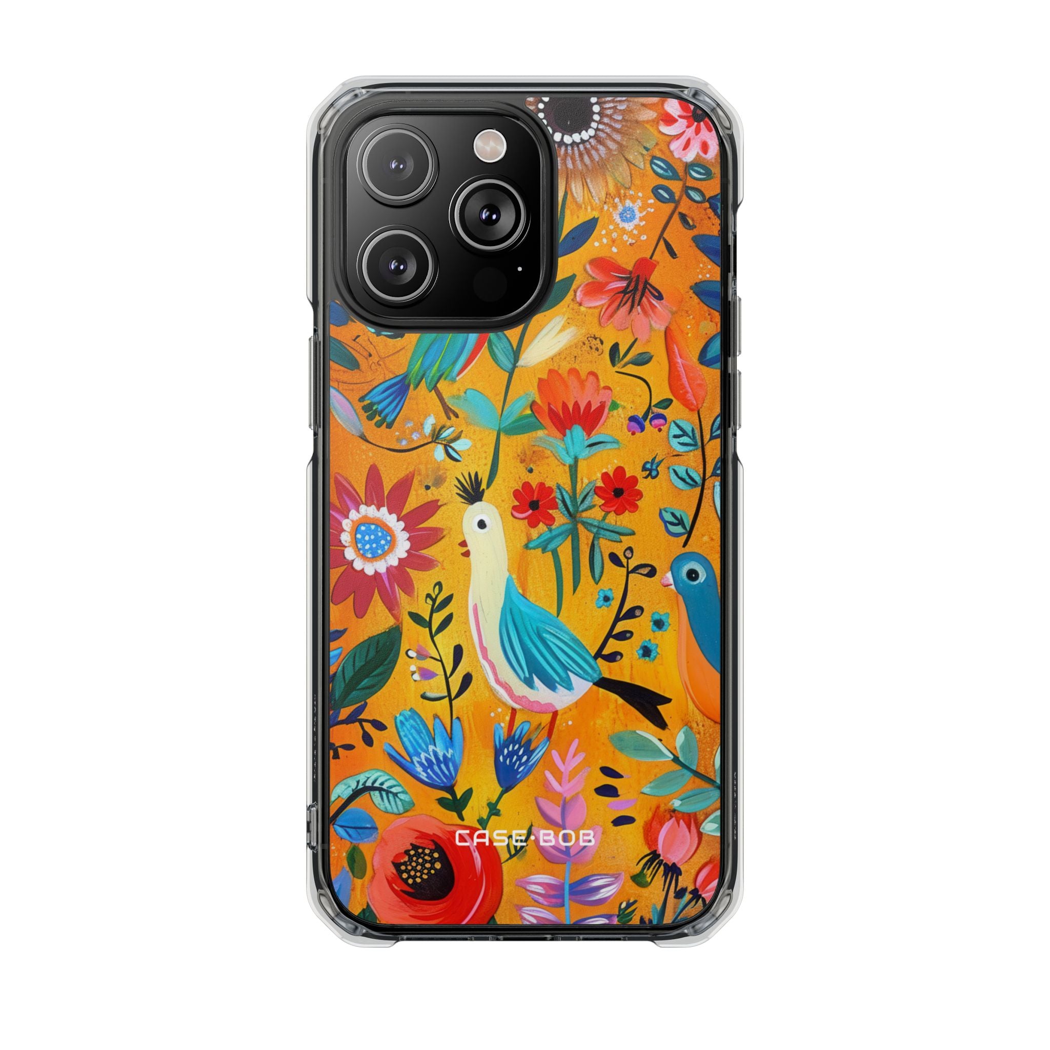 Colorful Birds Bloom iPhone 14 Pro Max Case - Impact