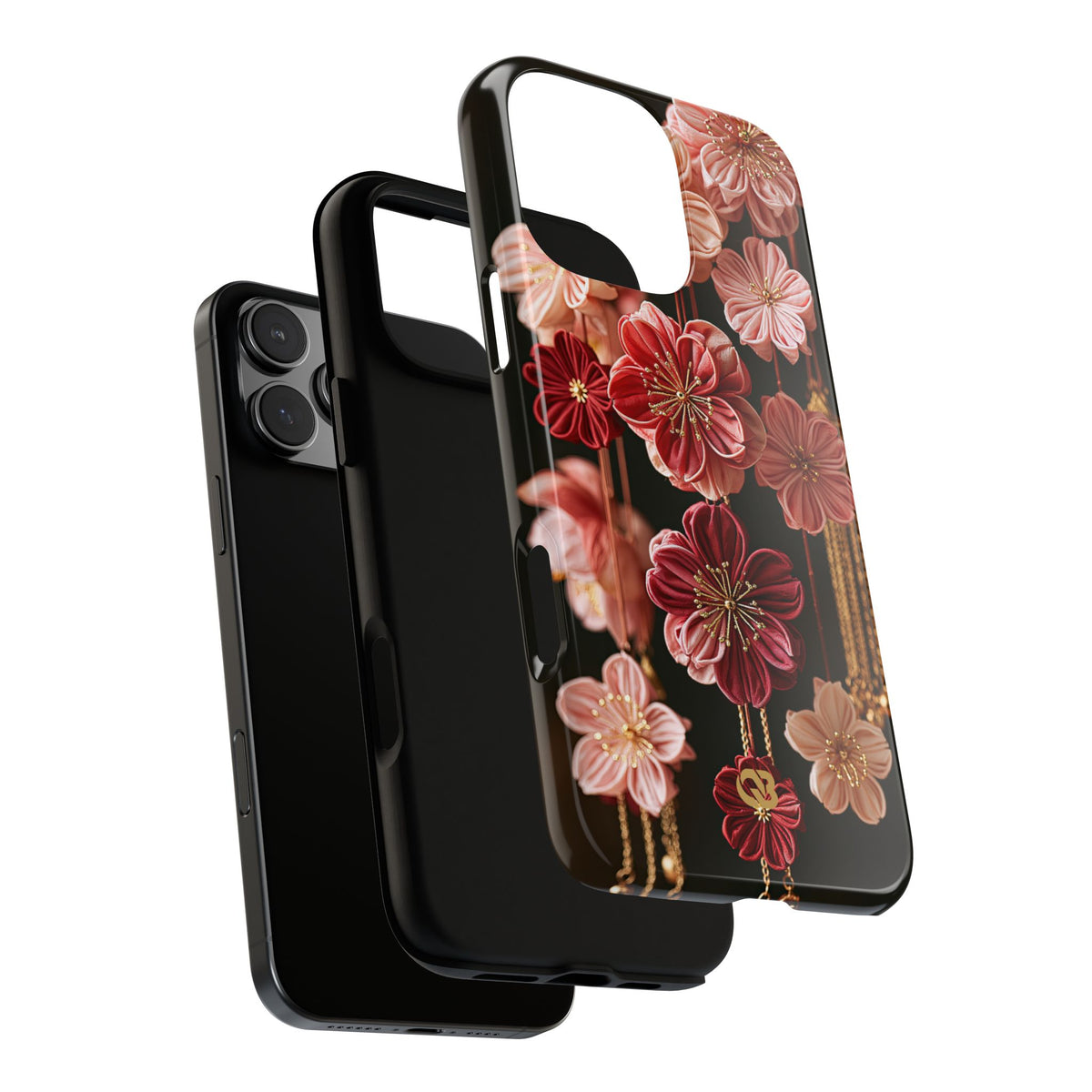 Silk Blossom Kanzashi · Tough Phone Case for iPhone · Pink