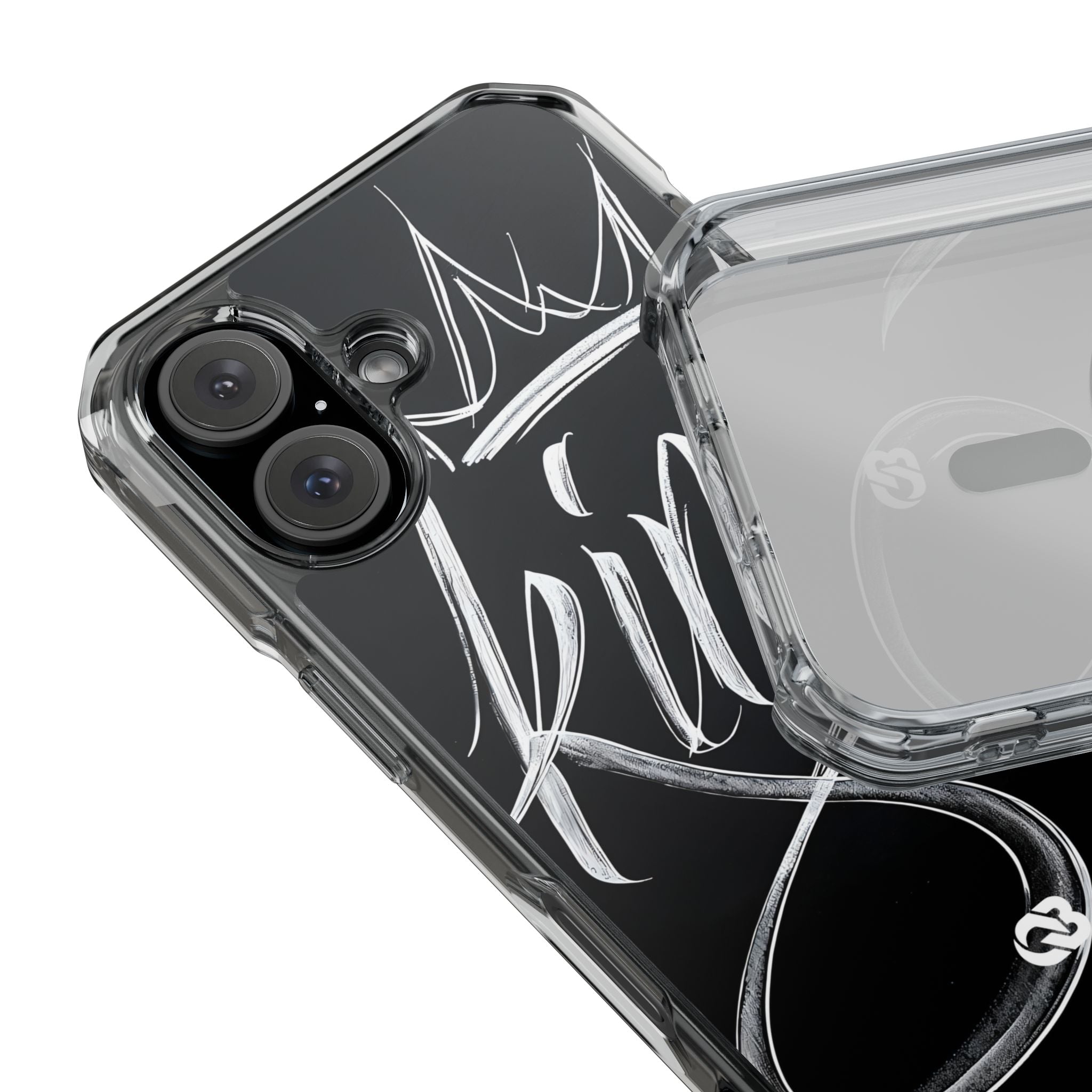 Noir Crown Script · Impact Phone Case for iPhone · Magsafe