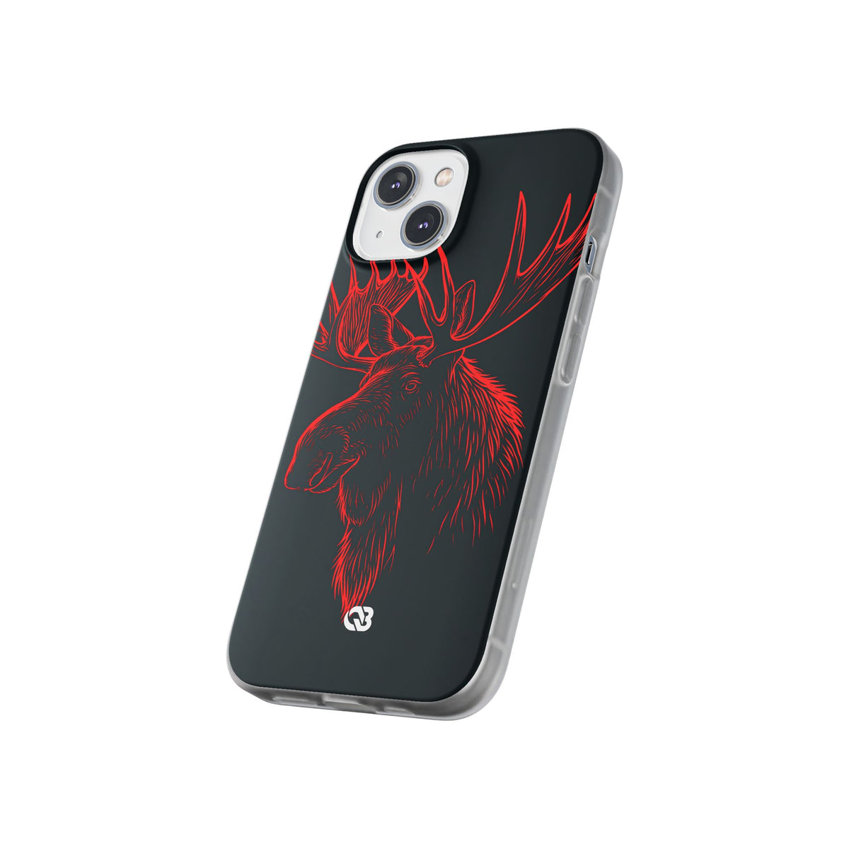 Nordic Elk · Lite Phone Case for iPhone · Black