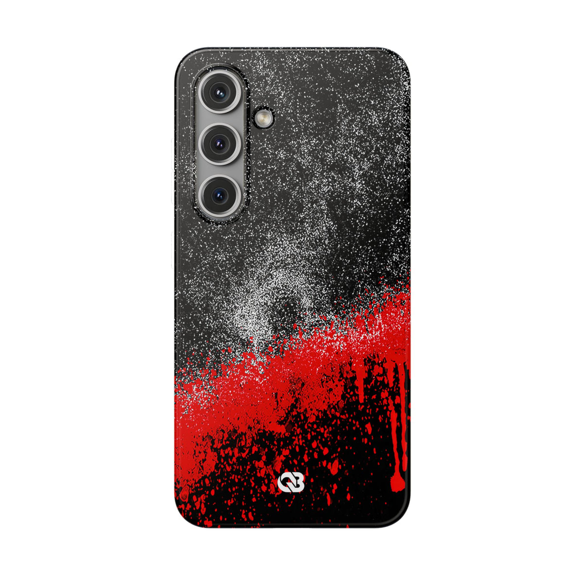 Crimson Noir Drip · Lite Phone Case for Samsung · Black