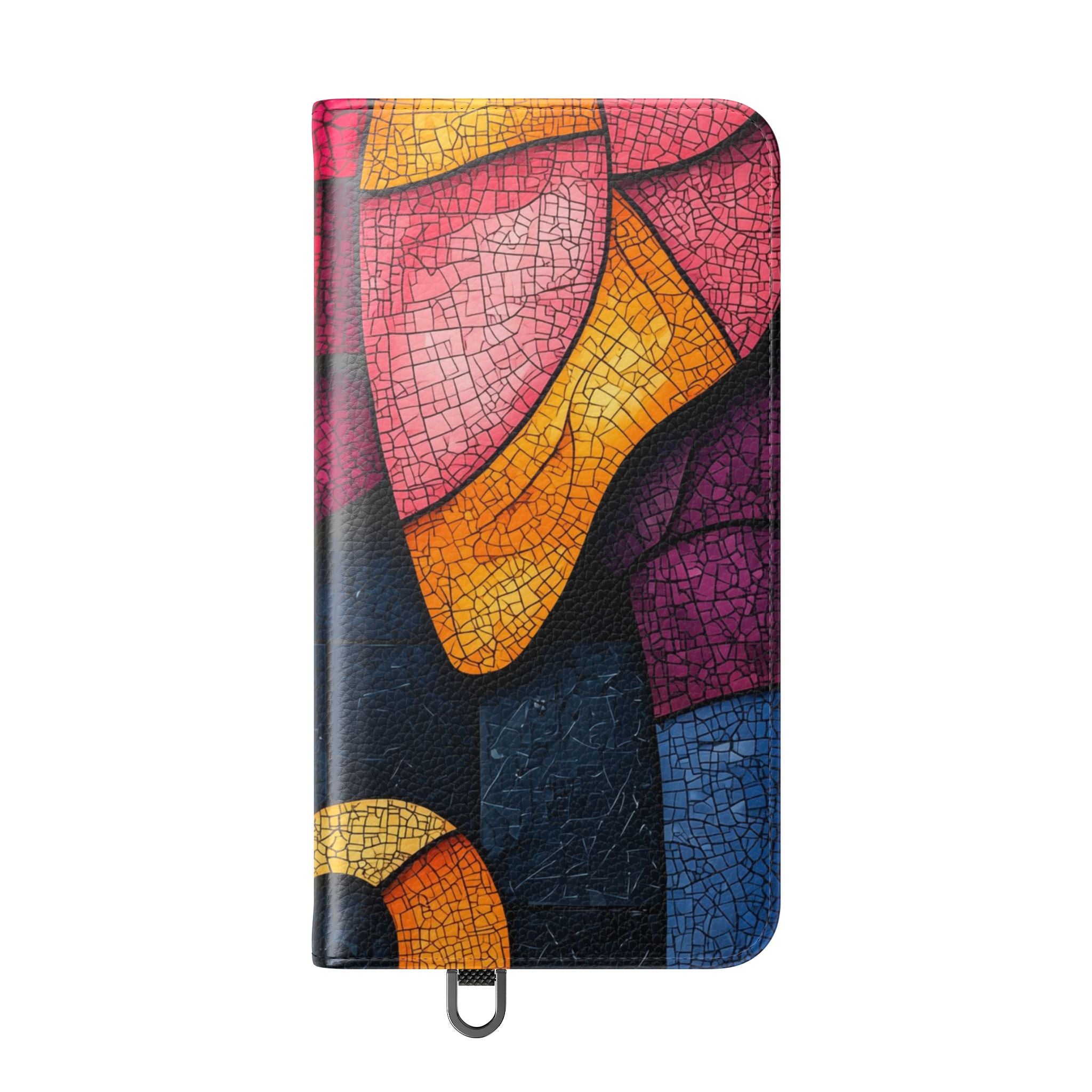 Blue Mosaic Elephant - Samsung S24 Plus Case - Wallet