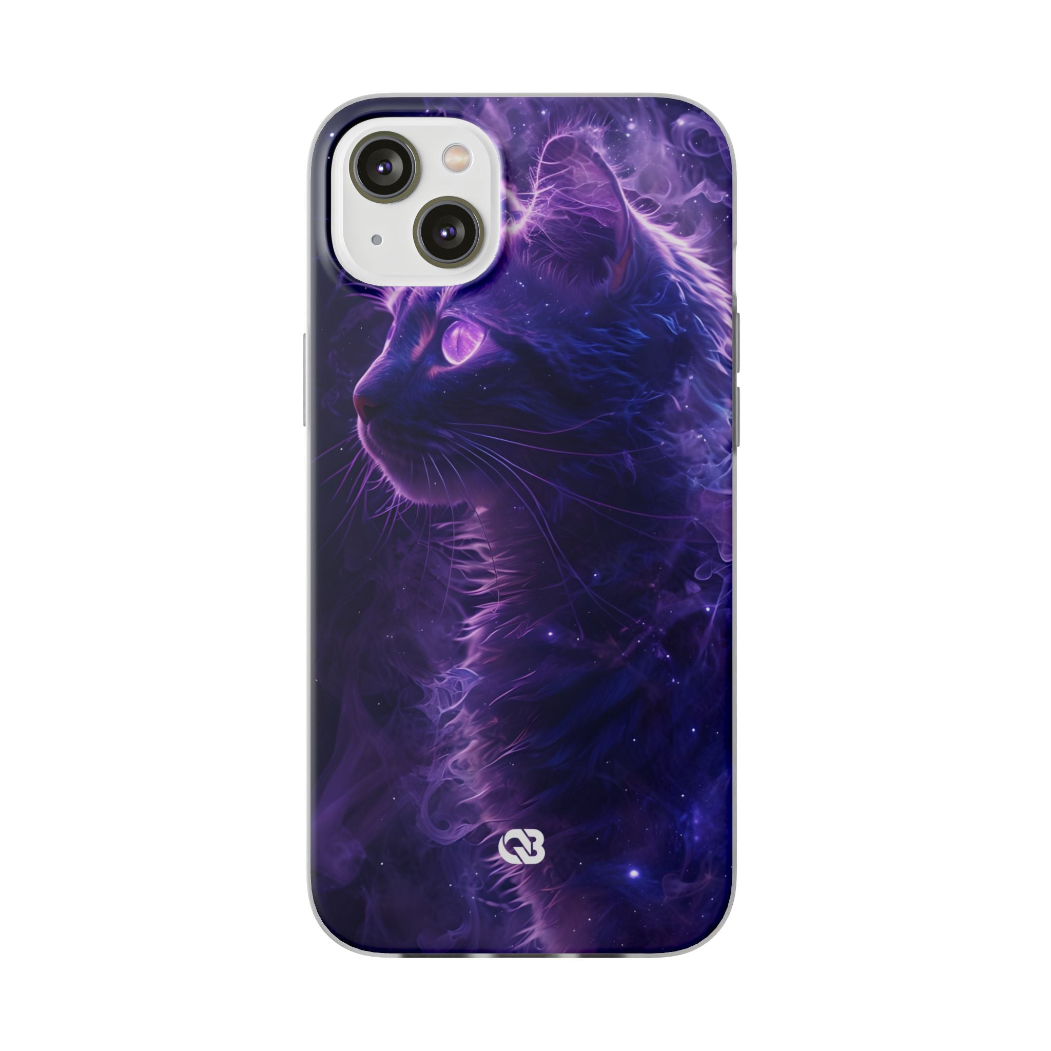 Purple Void Feline · Soft Custodia per iPhone