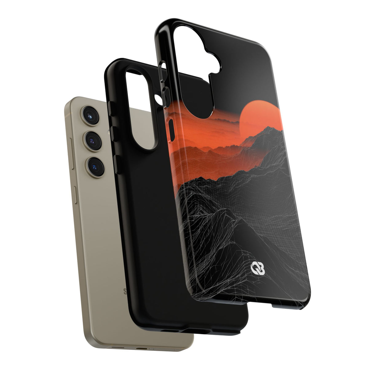 Solar Ridge Mesh · Tough Phone Case for Samsung · Black