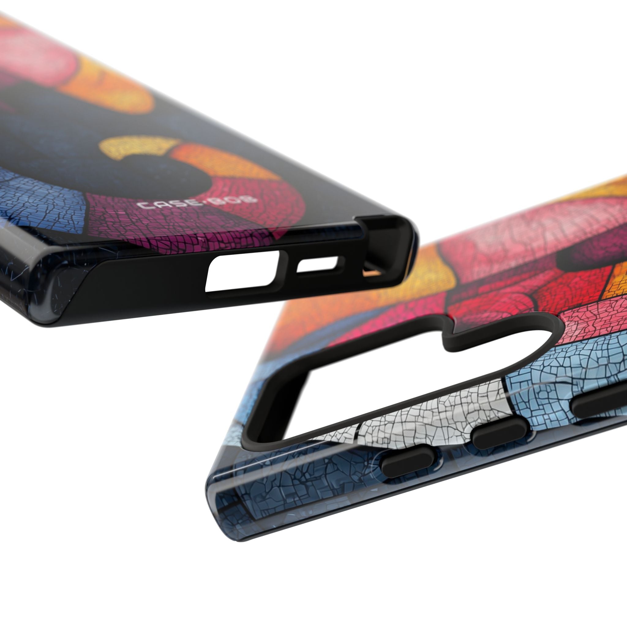 Elefanttimosaiikki Samsung S24 Ultra - Kova suojakotelo