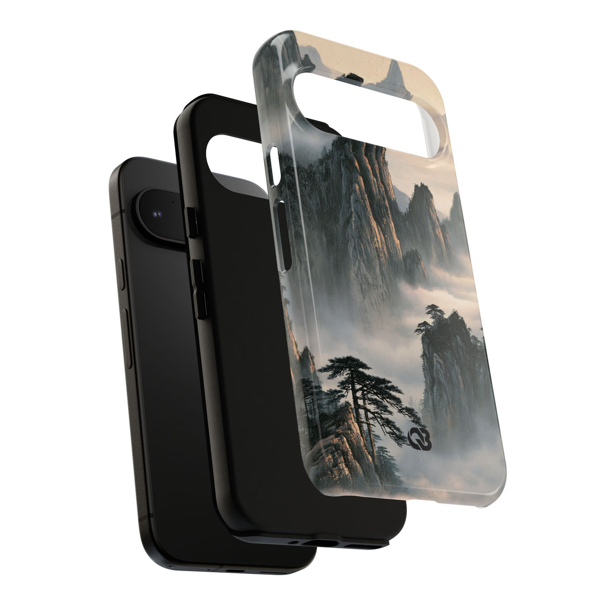 Sacred Mountain Mist · Tough Phone Case for Pixel · Beige
