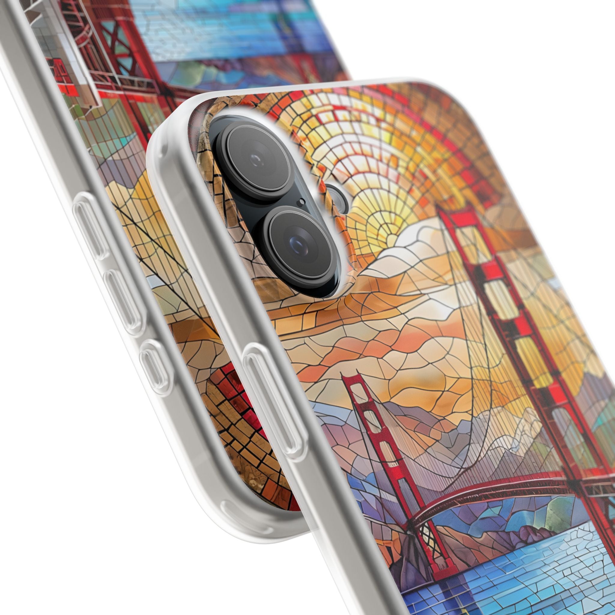 Crimson Arch Coast · Soft Custodia per iPhone