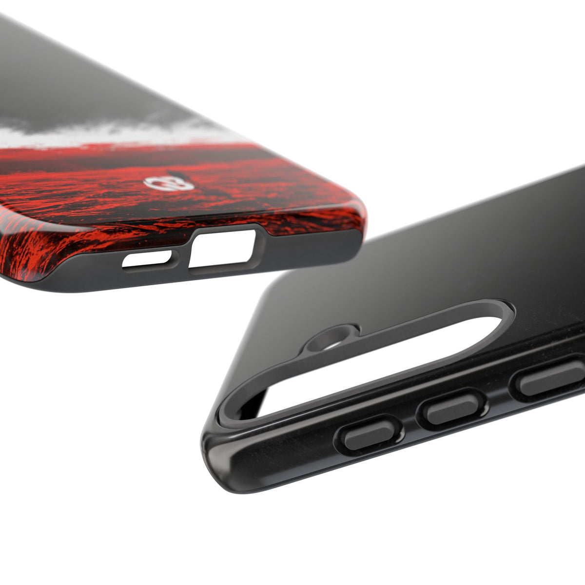 Crimson Horizon · Tough Phone Case for Samsung · Black