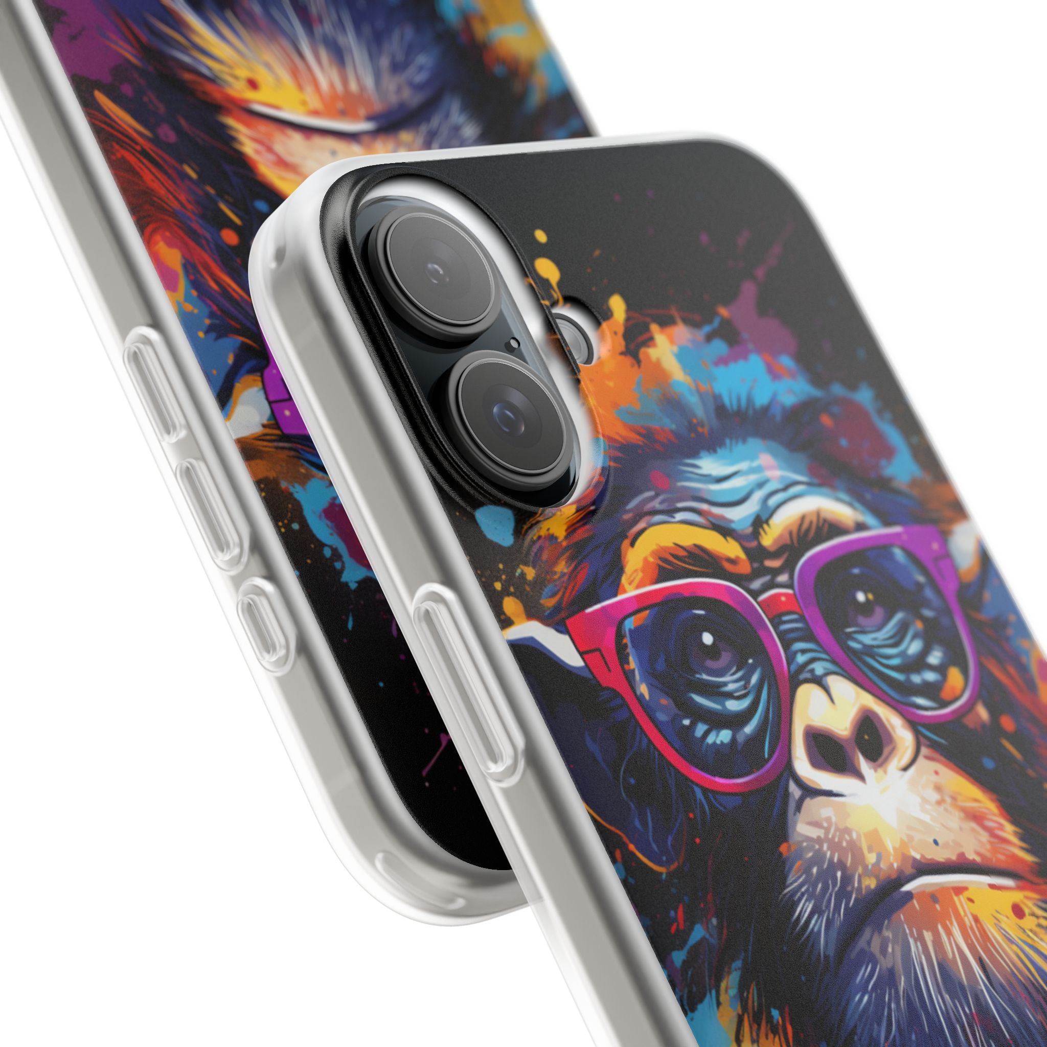 Neon Splatter Primate · Soft