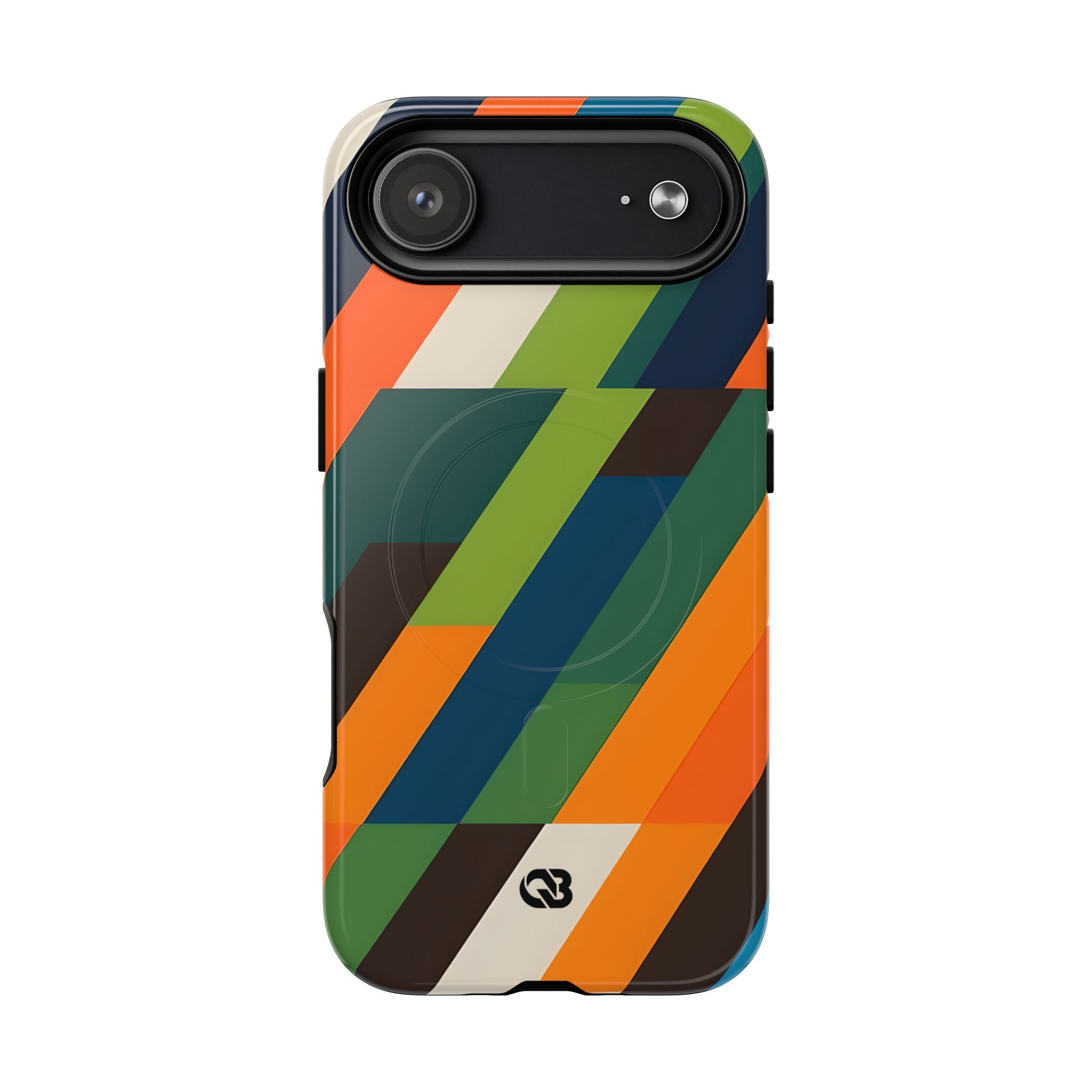 Angled Retro Mosaic · Tough+ Phone Case for iPhone · Magsafe