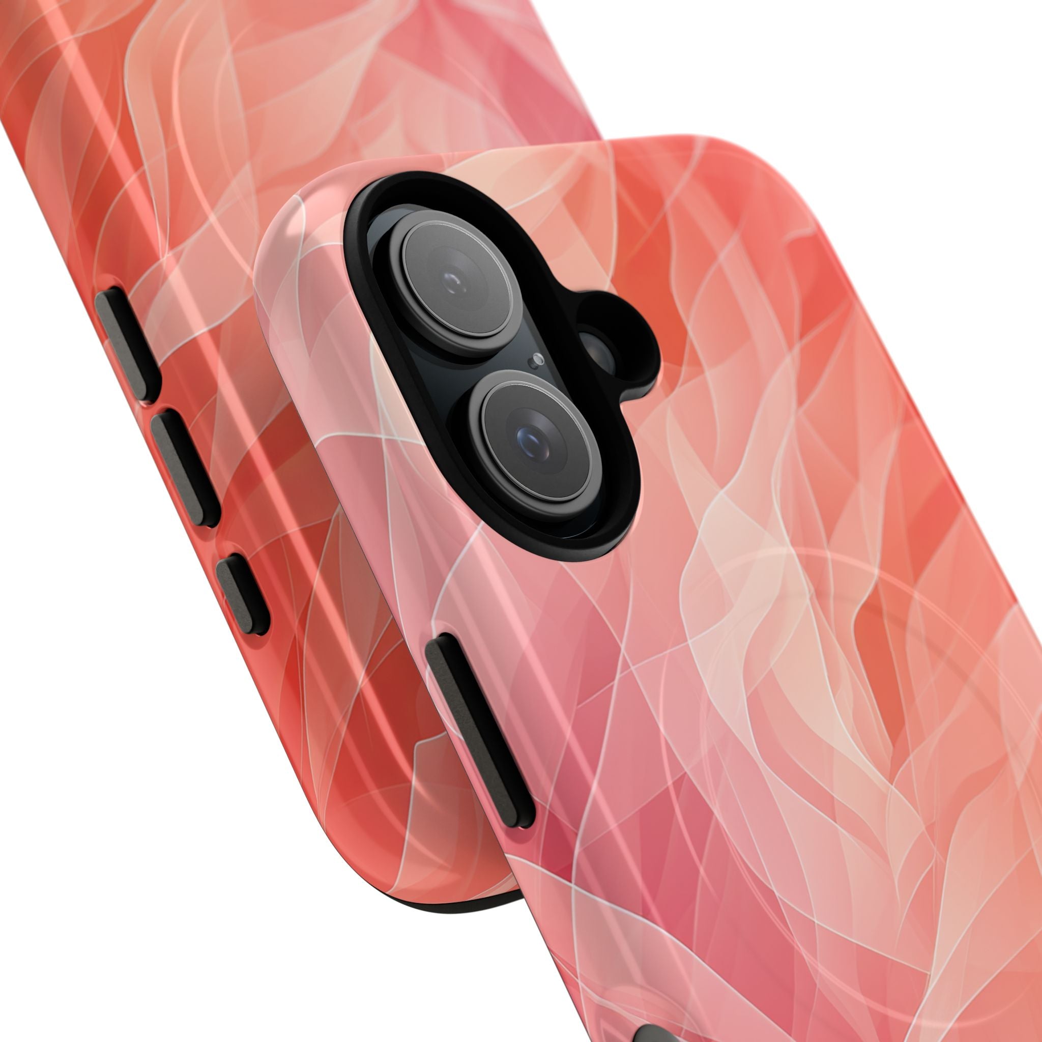 Peach Wave Drift iPhone 16 Case - Tough+