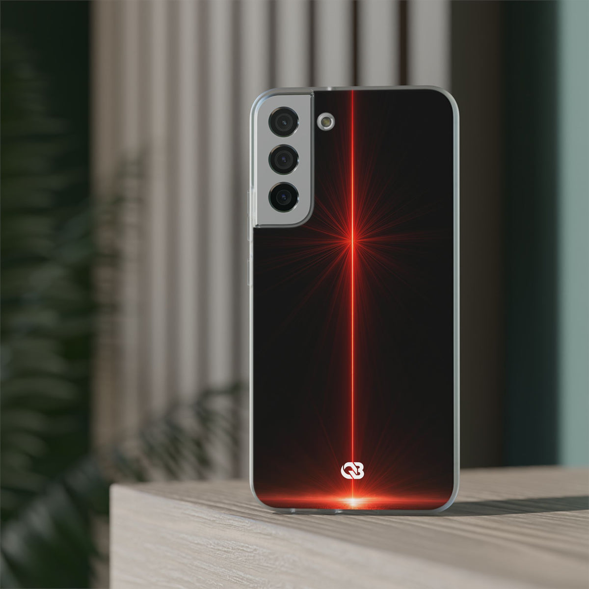 Red Lite Phone Case for Samsung - Crimson Flare Vector