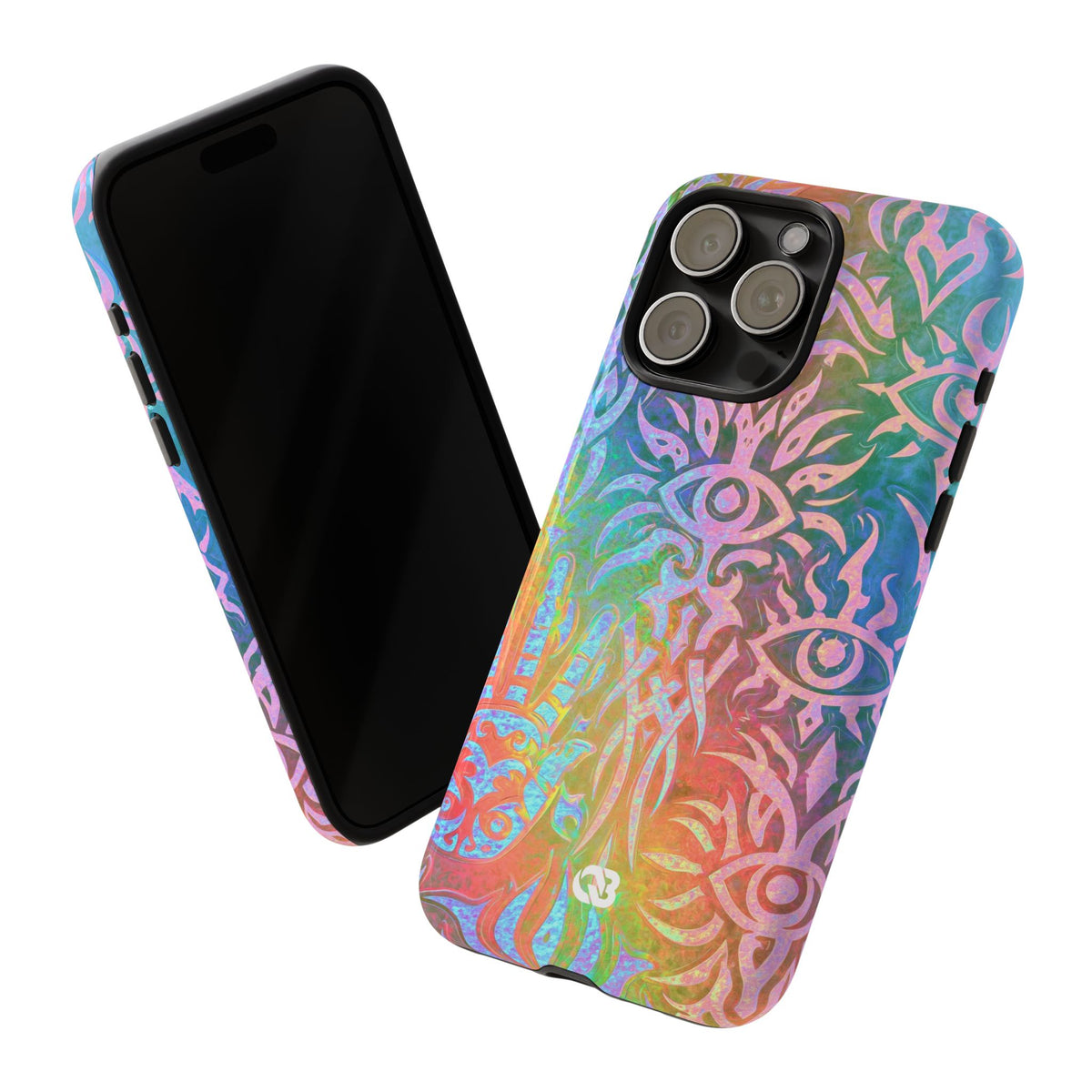 Chromatic Mystic Sigil · Tough Phone Case for iPhone · Blue