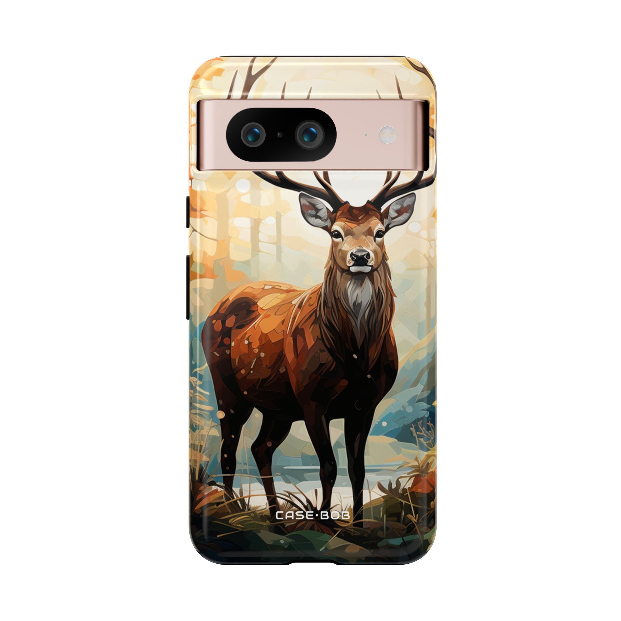 Glowing Stag Google Pixel 8 Case - Tough - CASE•BOB