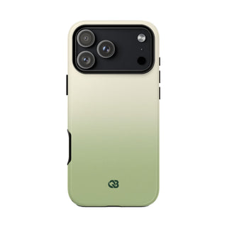 Muted Sage Ombre · Tough Phone Case for iPhone · Green