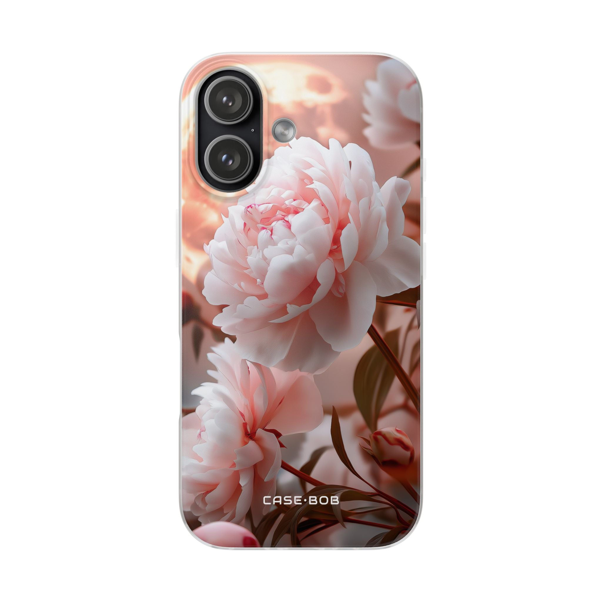 Peony Moonlight iPhone 17 Case - Soft - CASE•BOB