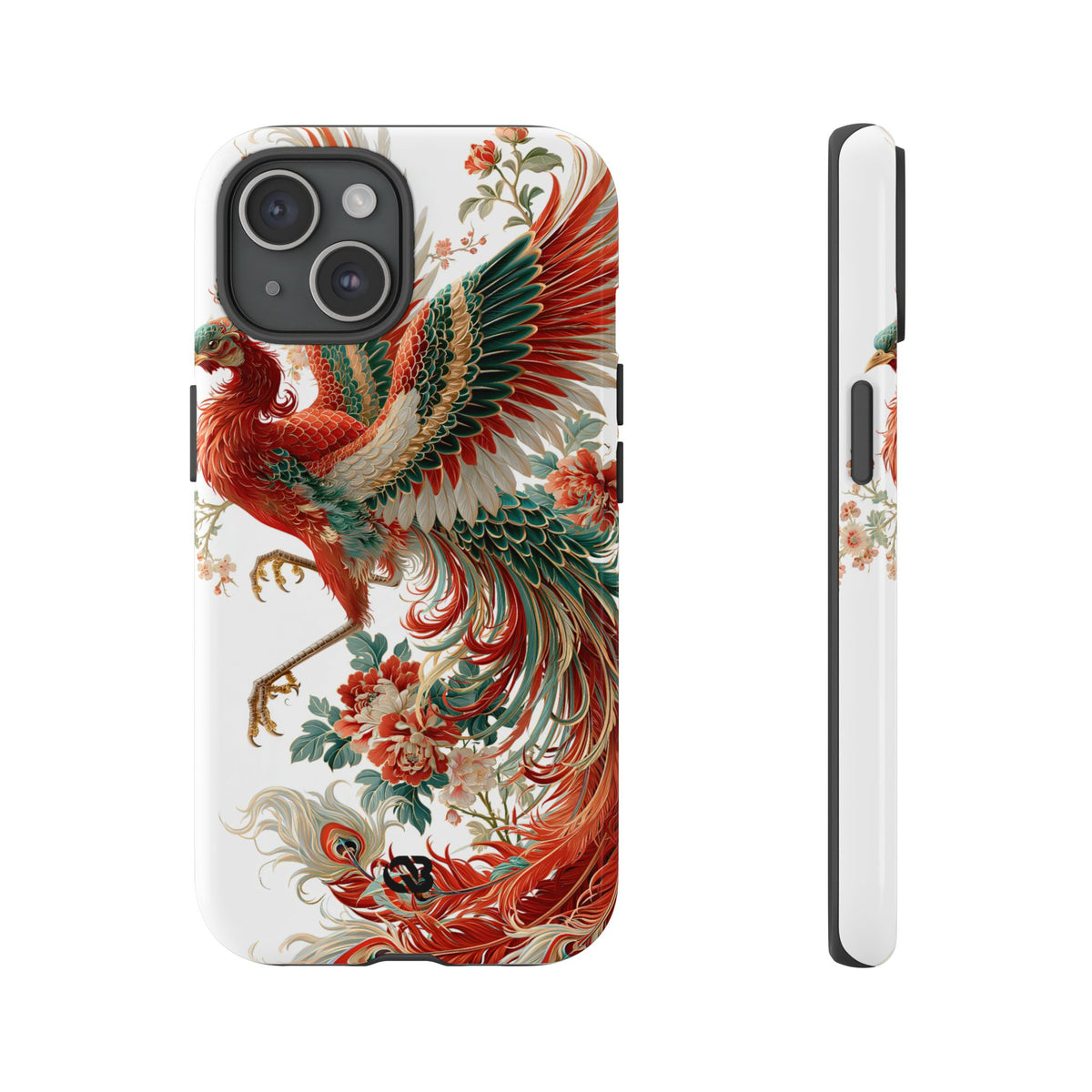 Vermilion Imperial Phoenix · Tough Phone Case for iPhone · Red