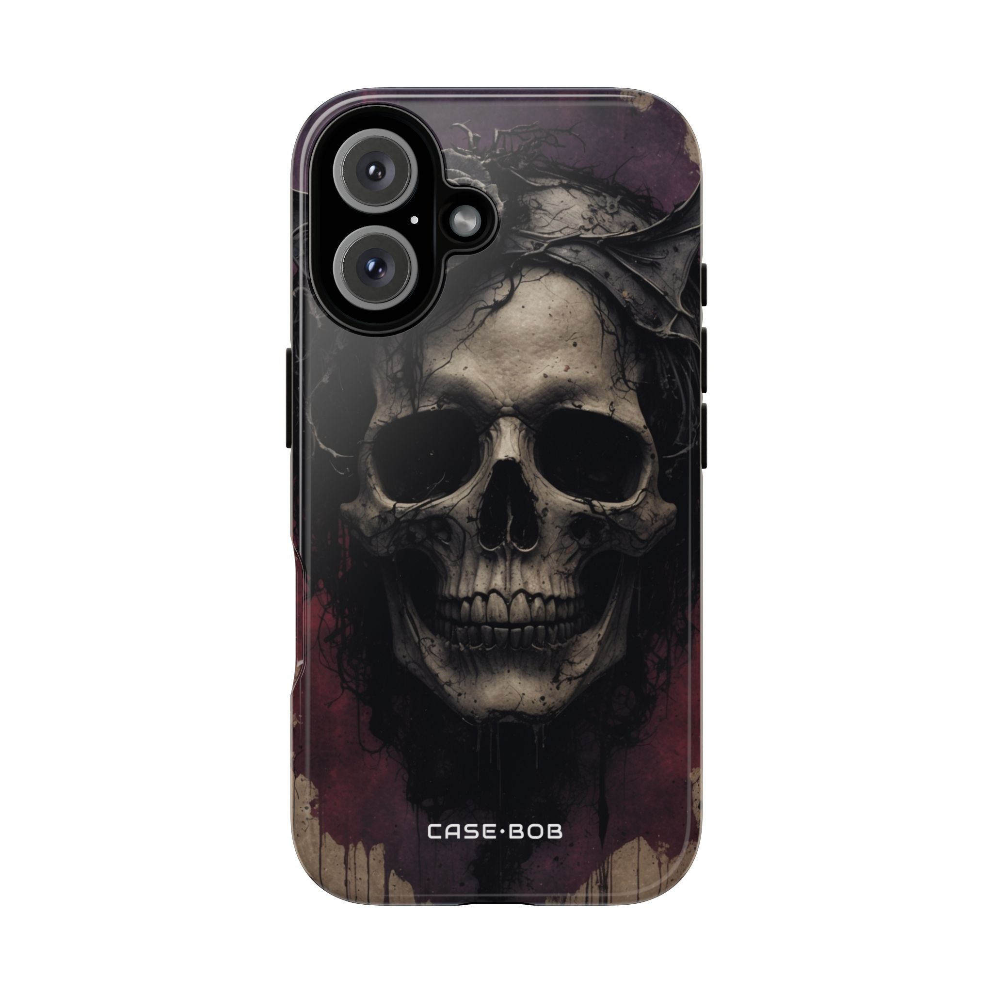 Gothic Skull Crown iPhone 16 Skal - Tough