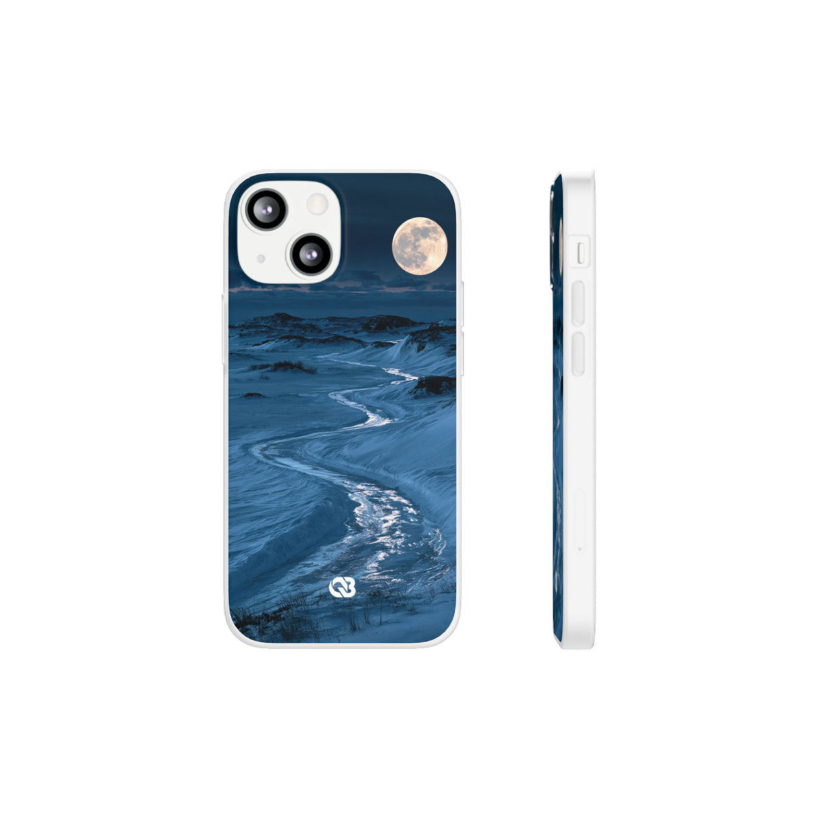Arctic Moon Drift · Lite Phone Case for iPhone · Blue