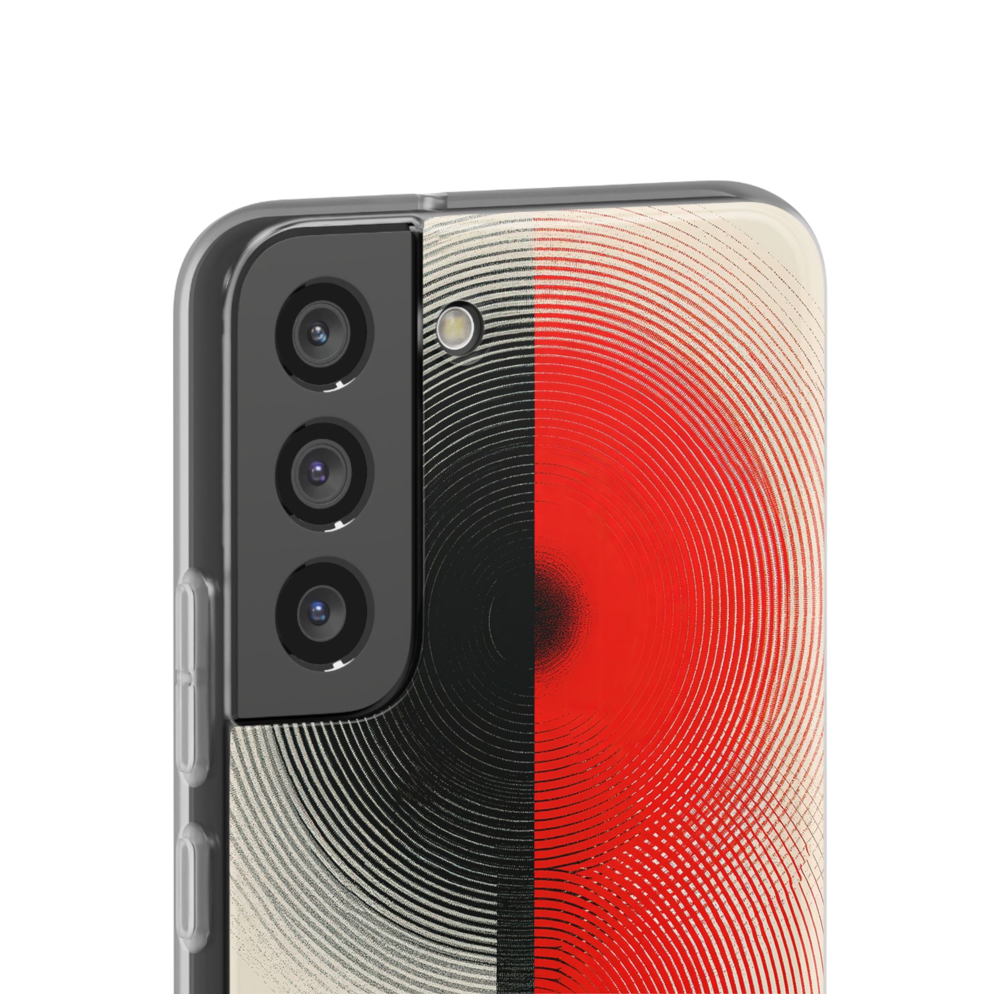 Red Lite Phone Case for Samsung - Split Signal Red