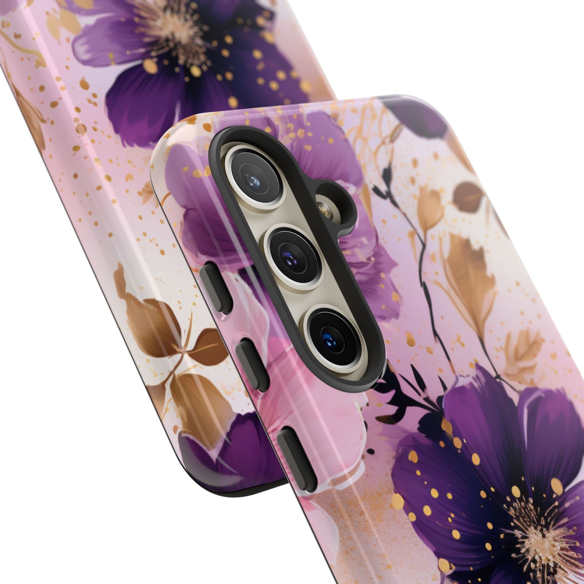 Gilded Violet Bloom · Tough Phone Case for Samsung