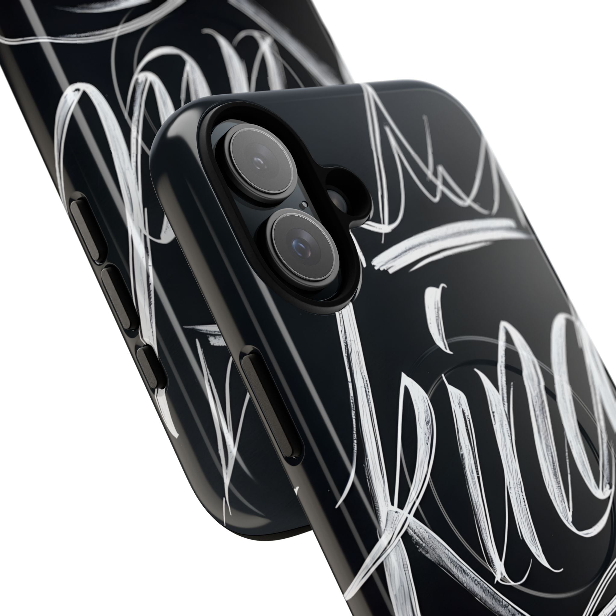 Noir Crown Script · Tough+ Magsafe