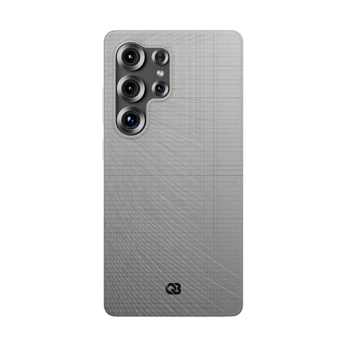 Grey Lite Phone Case for Samsung - Chrome Mesh Warp