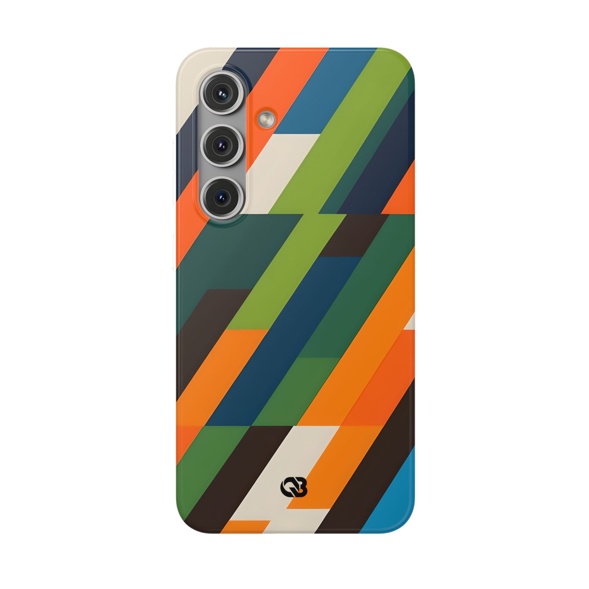 Angled Retro Mosaic · Soft Custodia per Samsung