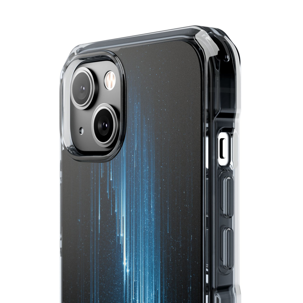 Nocturnal Cascade · Clear Impact Magnetic Phone Case for iPhone · Black