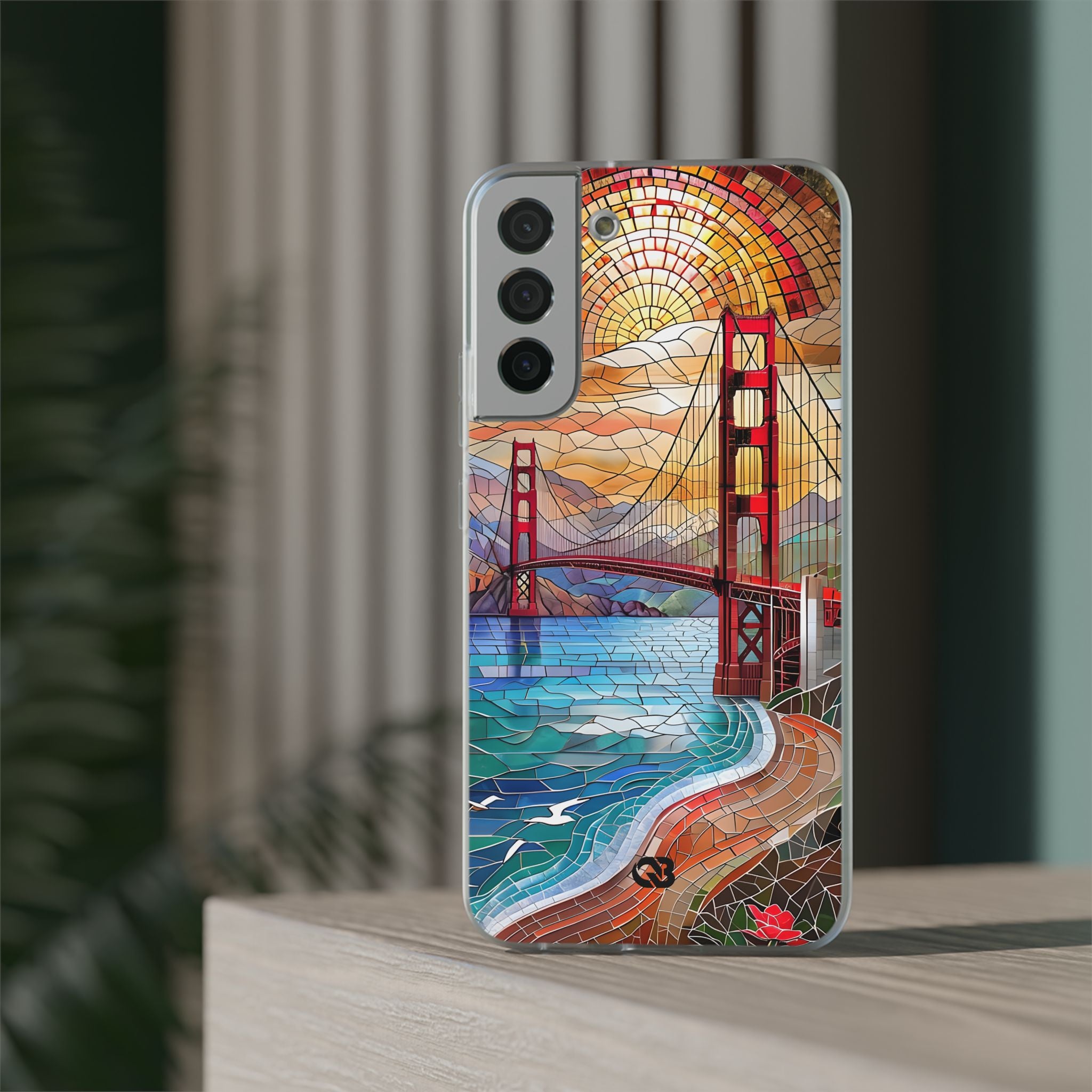 Crimson Arch Coast · Soft Custodia per Samsung