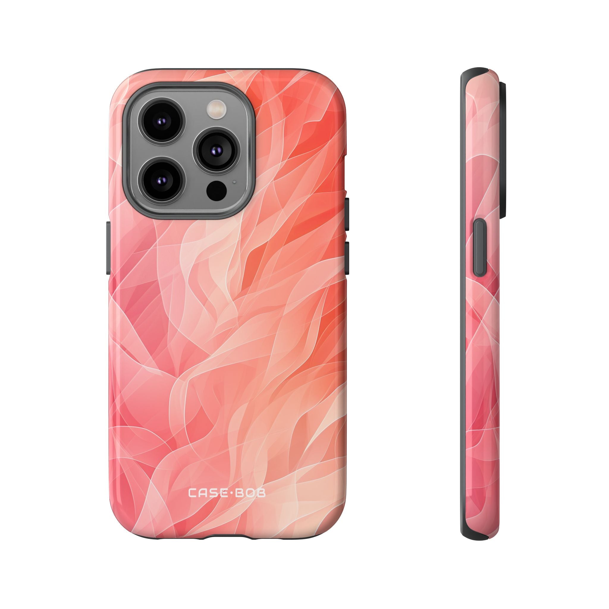 Peach Wave Drift iPhone 14 Pro Case - Tough