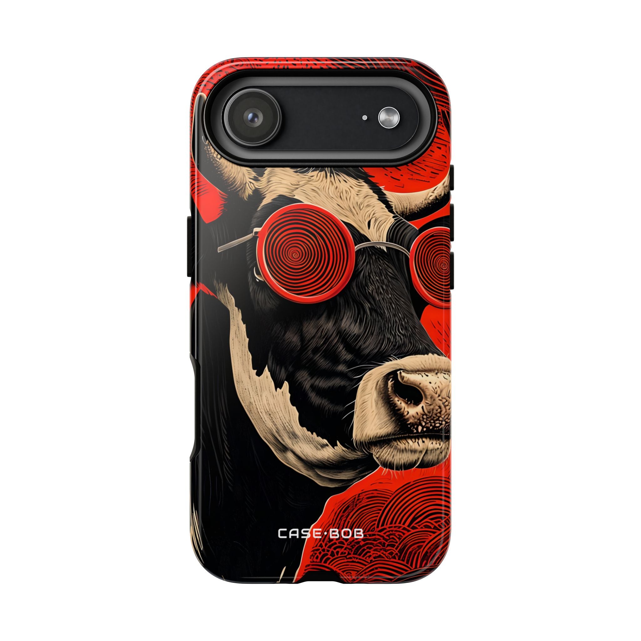 Hypnotic Cow iPhone 17 Air Case - Tough - CASE•BOB