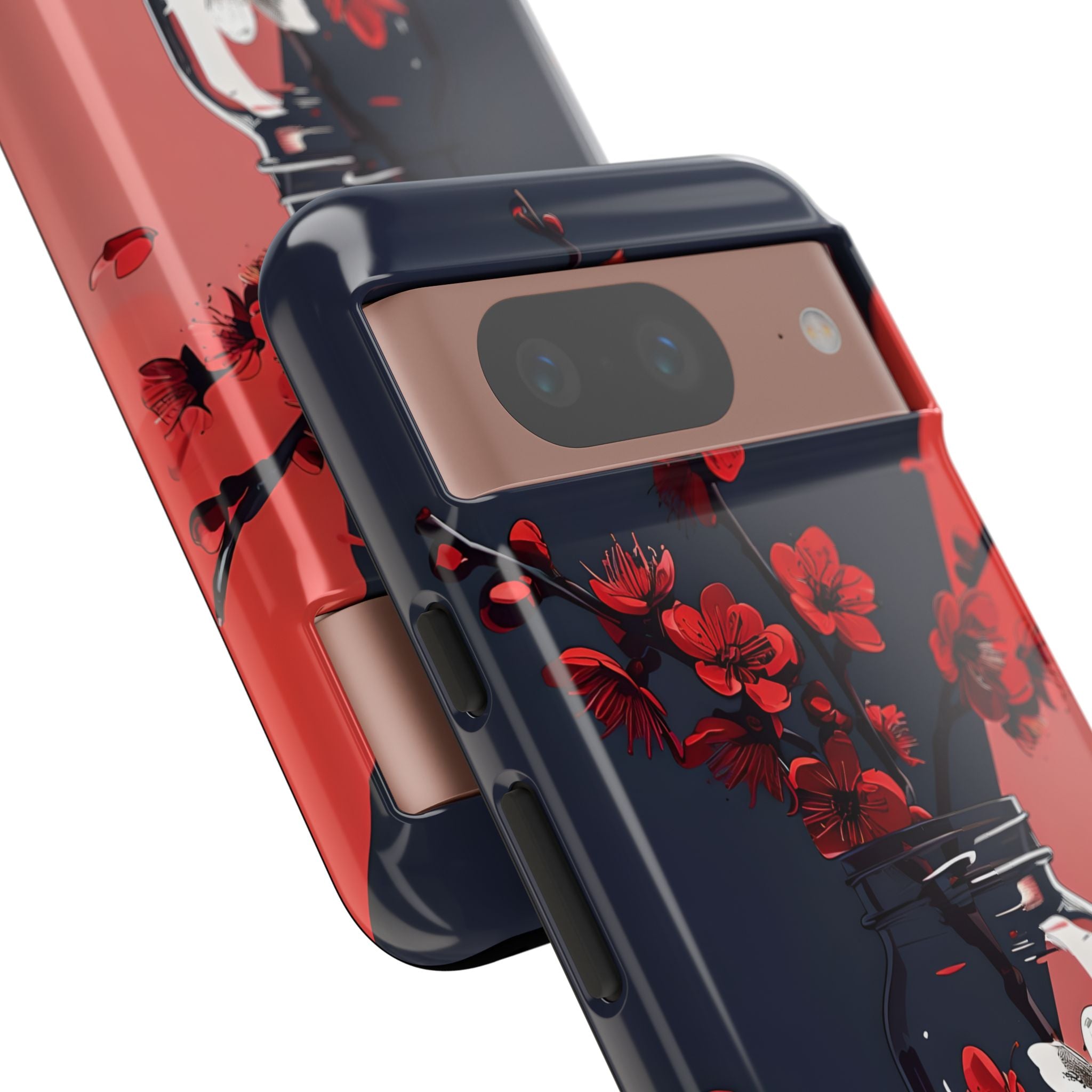 Crimson Blossom Jar · Tough Phone Case for Google Pixel