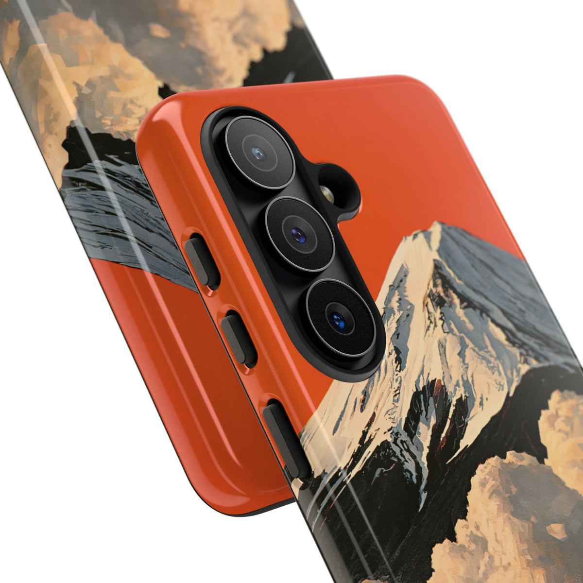 Sacred Peak Fuji · Tough Phone Case for Samsung · Orange
