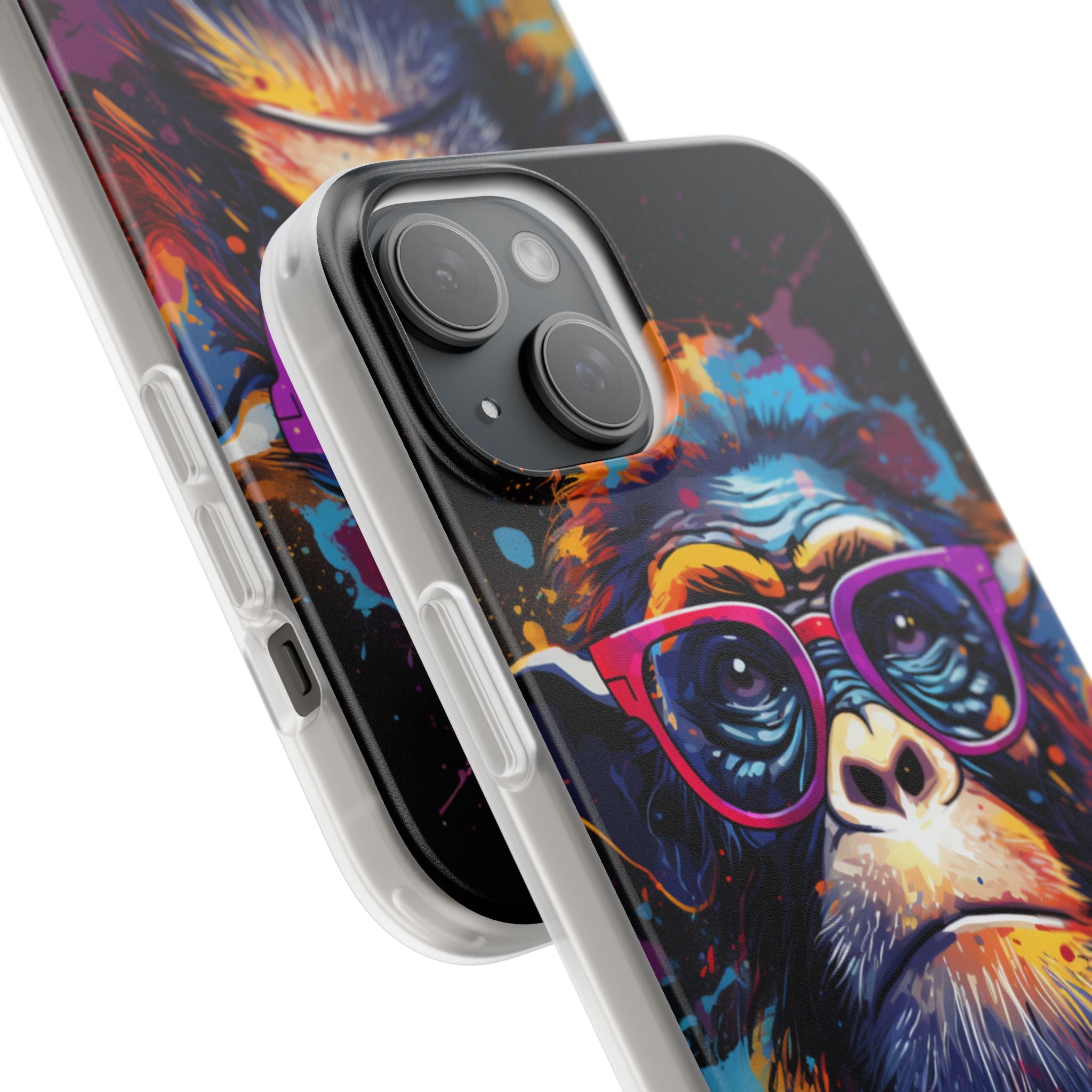 Neon Splatter Primate · Soft