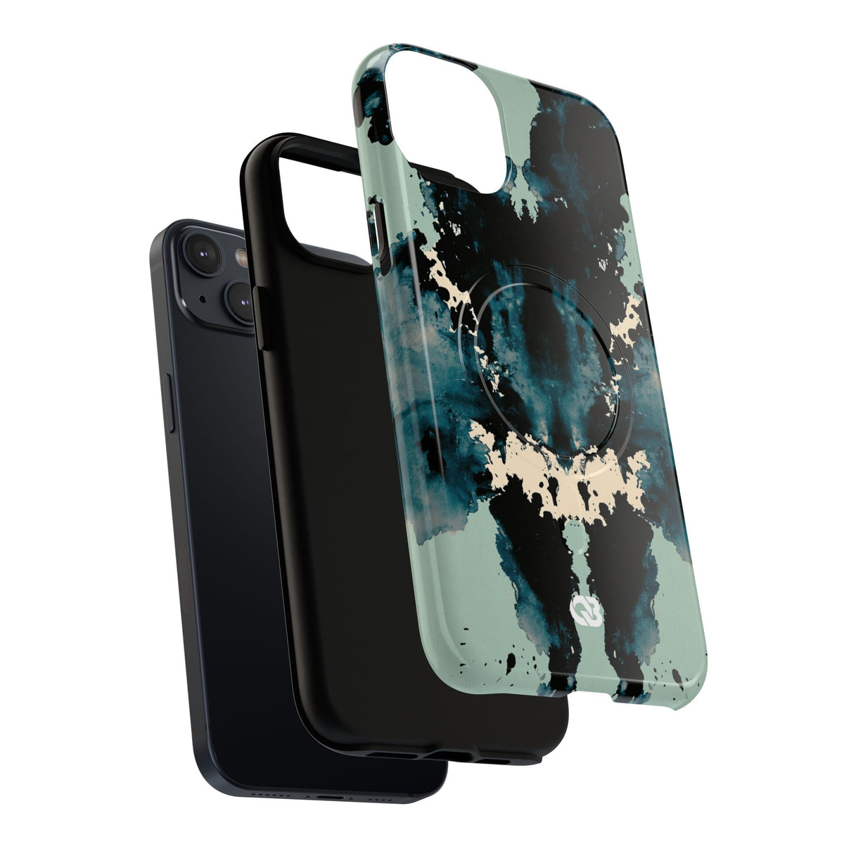 Rorschach Ink Void · Tough 2.0 Magnetic Phone Case for iPhone · Black