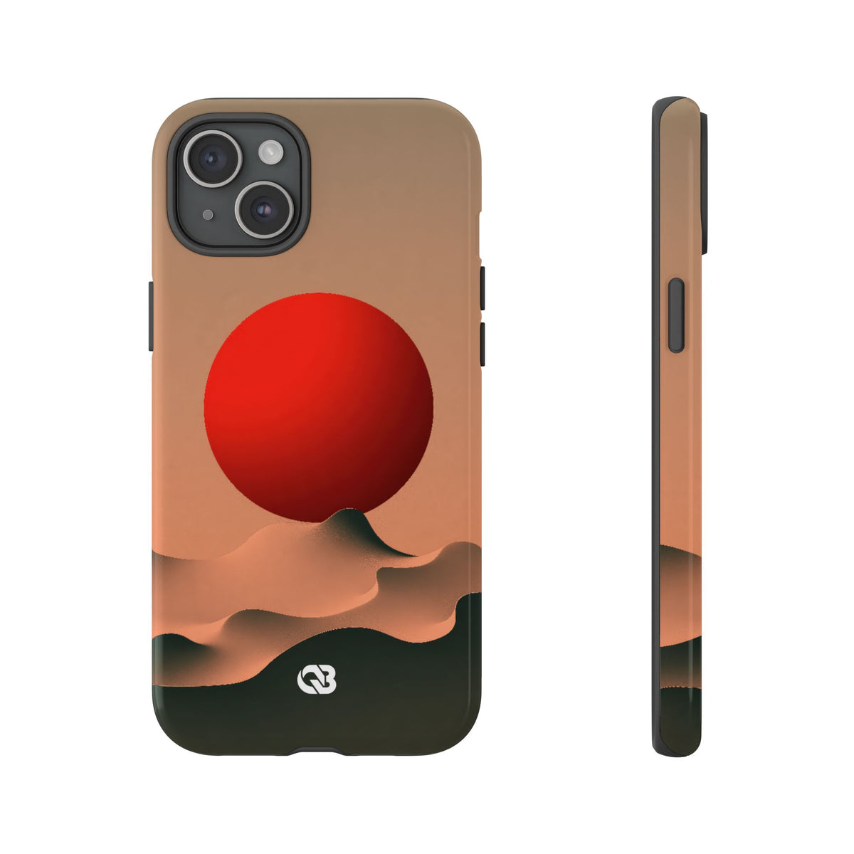 Crimson Sol Ridge · Tough Phone Case for iPhone · Red