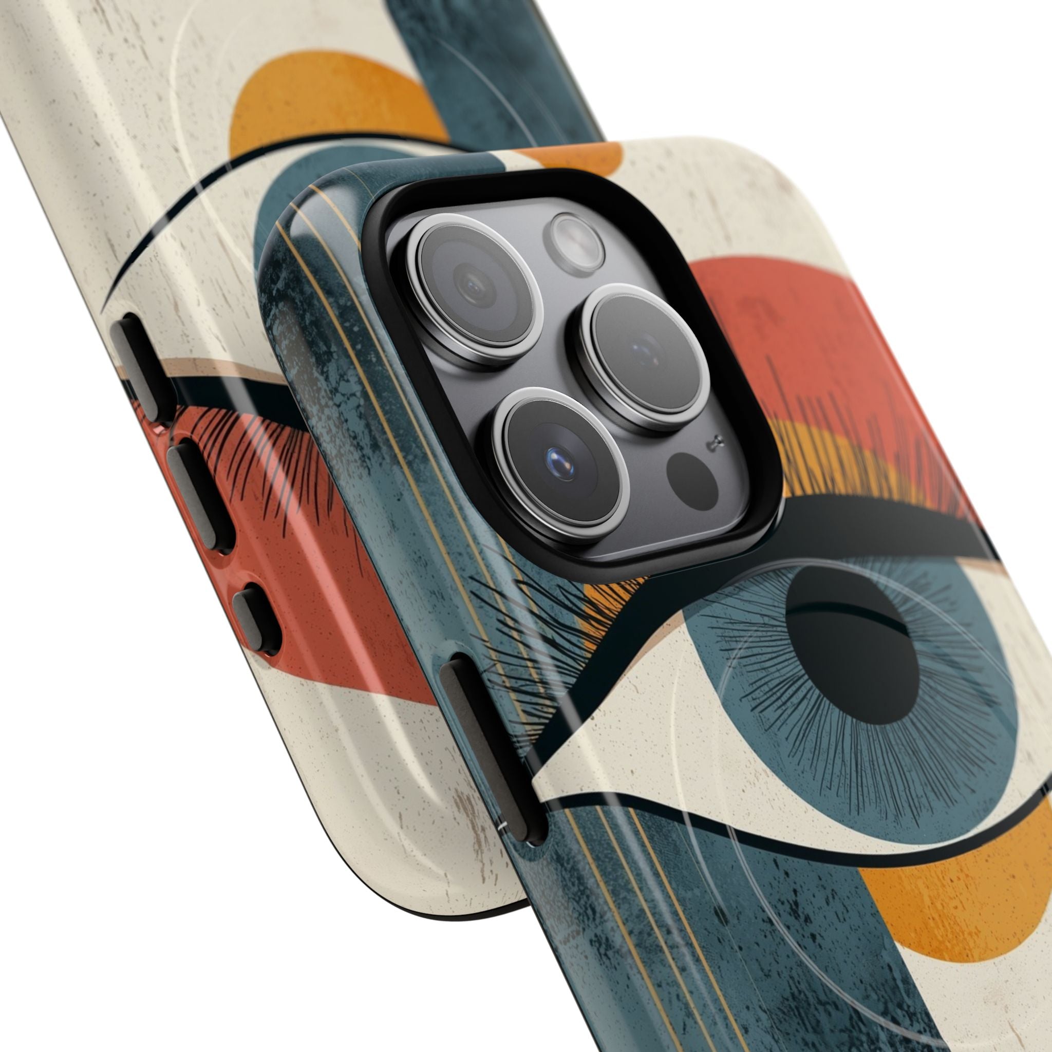 Distressed Azure Ocular · Tough+ Phone Case for iPhone · Magsafe