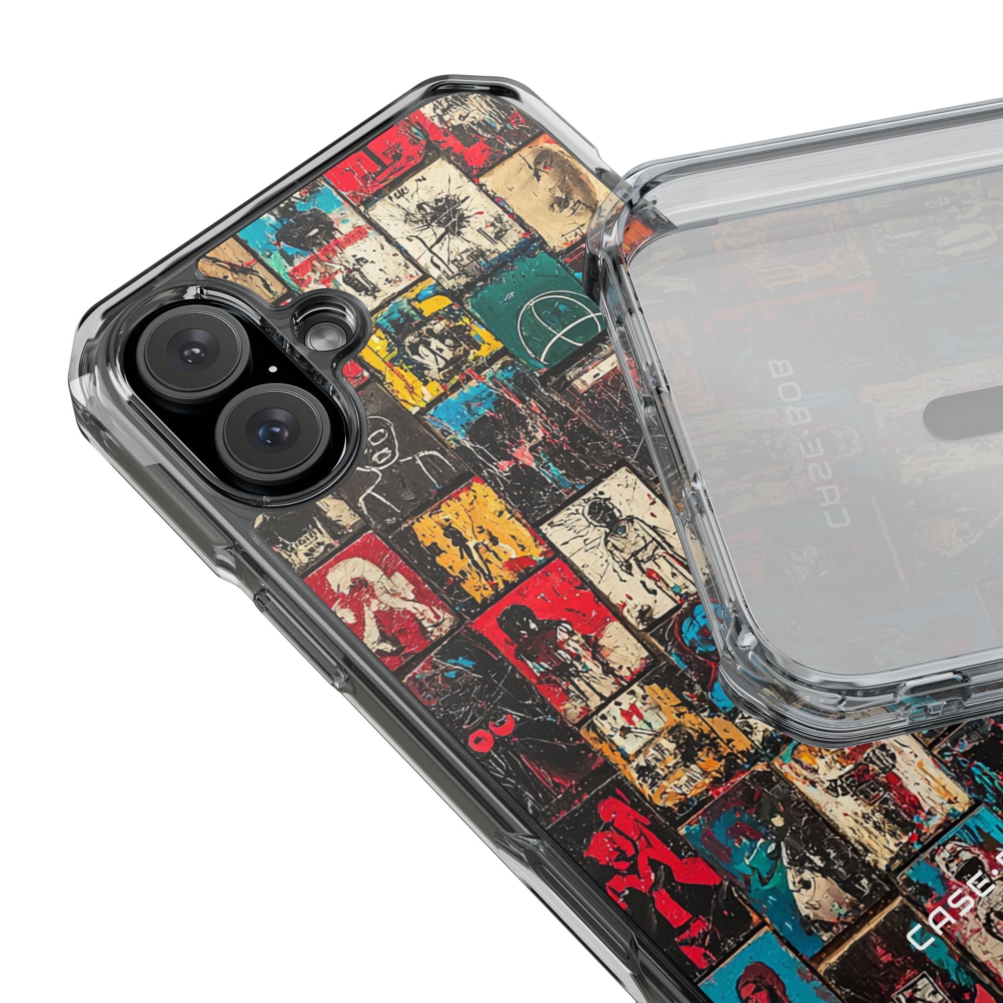 Figured Grid iPhone 16 Plus Case - Impact - CASE•BOB